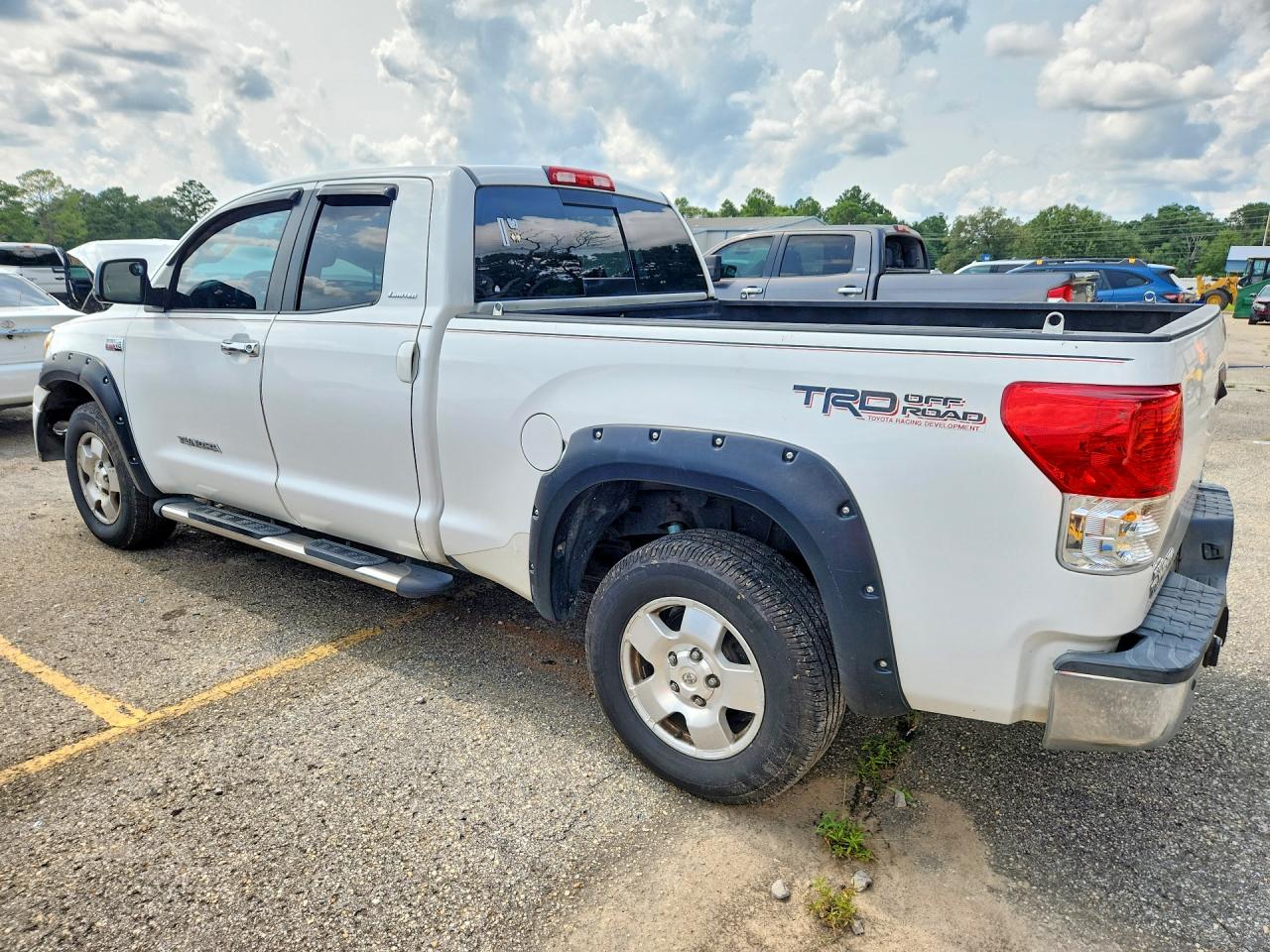 2012 Toyota Tundra Double Cab Limited White vin: 5TFBW5F1XCX268781
