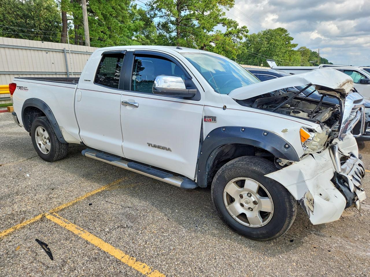 2012 Toyota Tundra Double Cab Limited White vin: 5TFBW5F1XCX268781