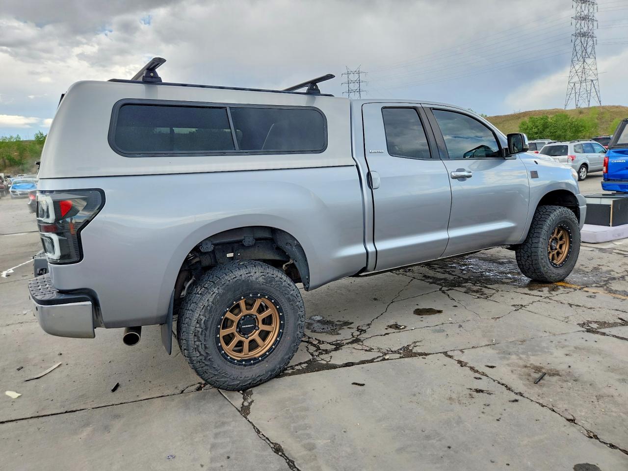 2013 Toyota Tundra Double Cab Limited Silver vin: 5TFBW5F1XDX320475