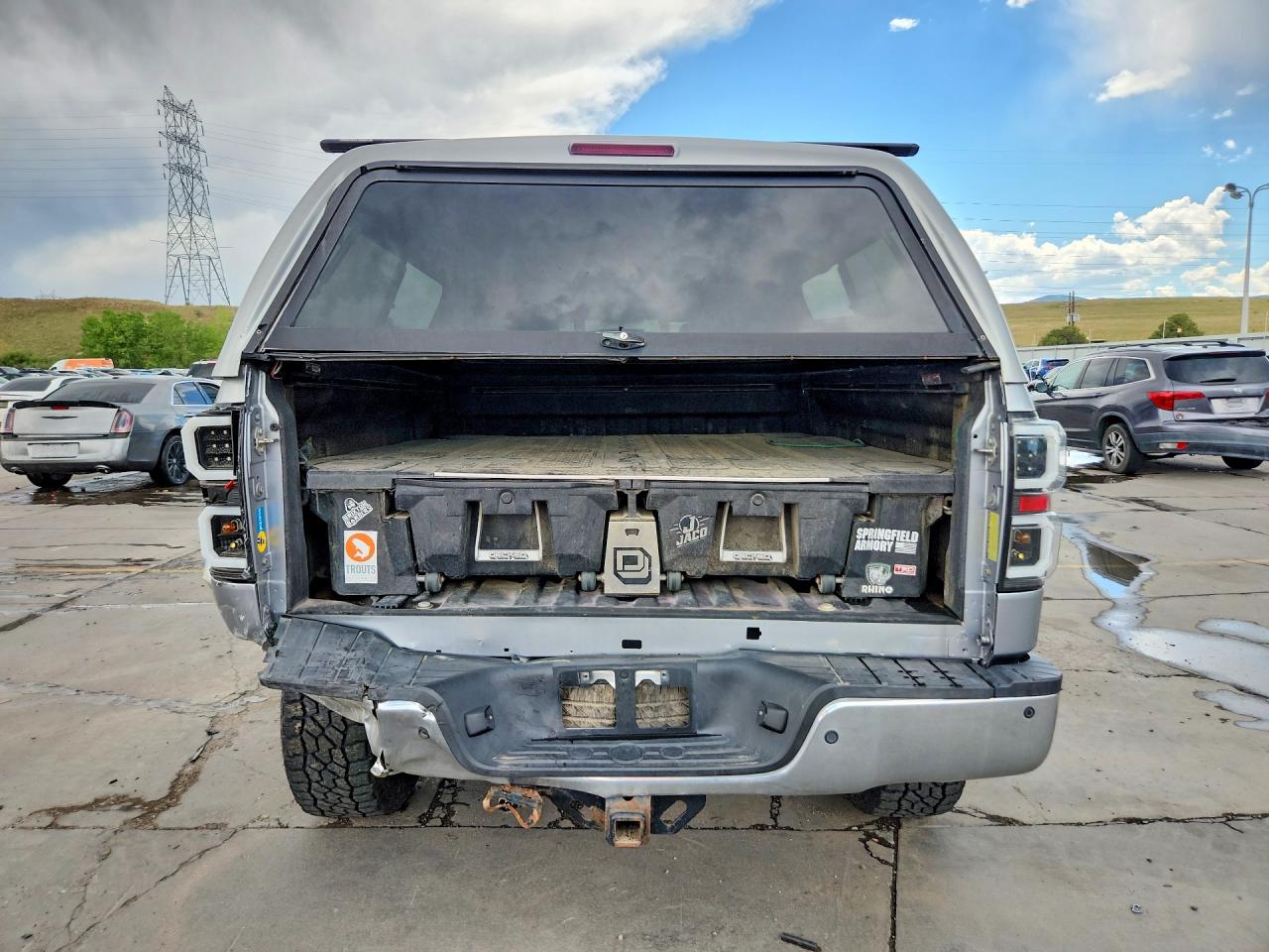 2013 Toyota Tundra Double Cab Limited Silver vin: 5TFBW5F1XDX320475