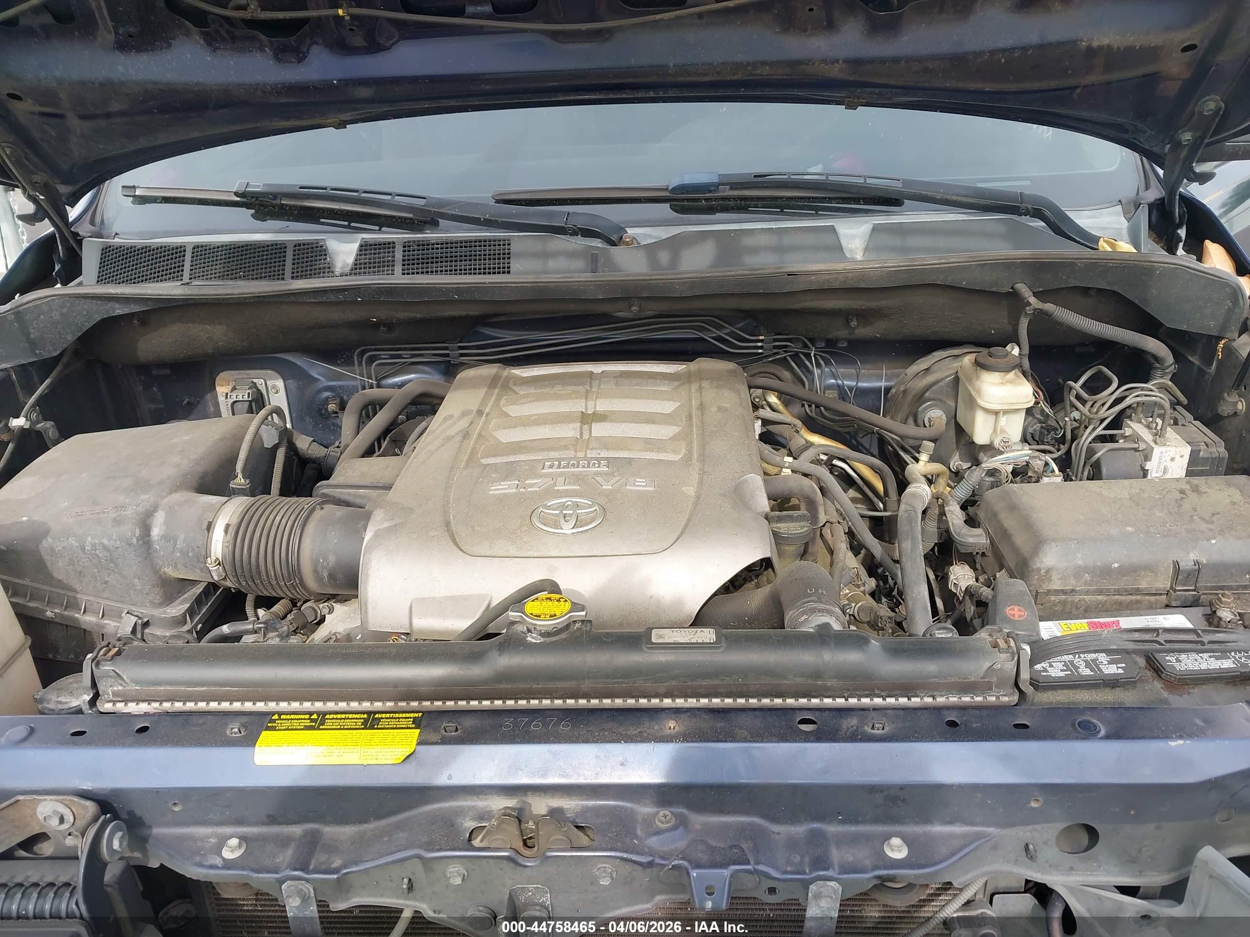 2010 Toyota Tundra Limited 5.7l V8 Blue vin: 5TFBY5F10AX115494