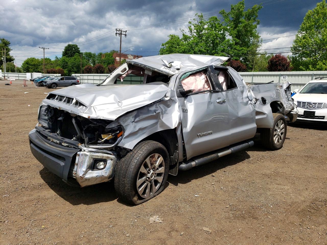2015 Toyota Tundra Silver vin: 5TFBY5F10FX487800
