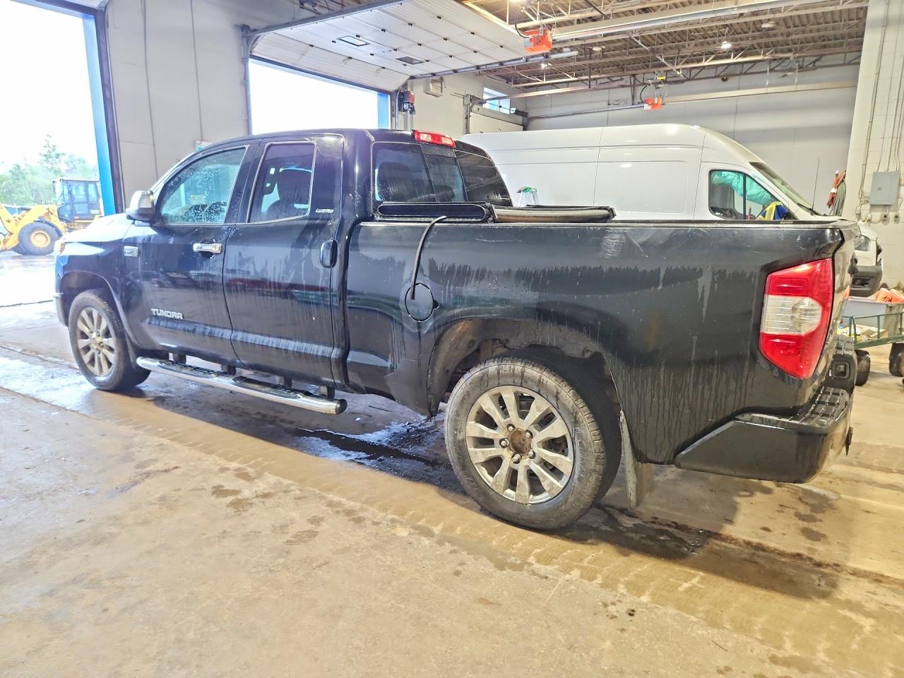 2014 Toyota Tundra Double Cab Limited Black vin: 5TFBY5F11EX373190