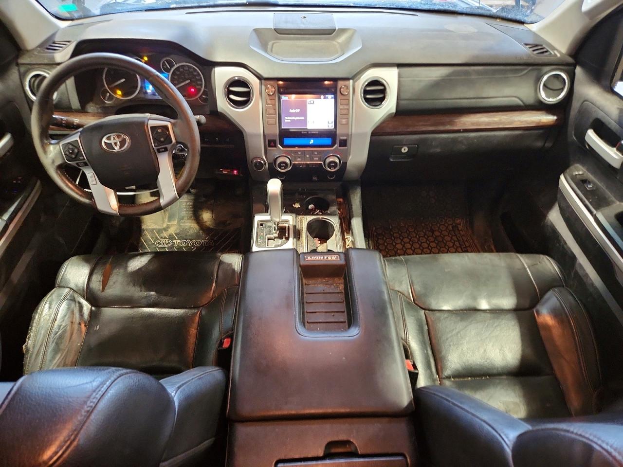 2014 Toyota Tundra Double Cab Limited Black vin: 5TFBY5F11EX373190