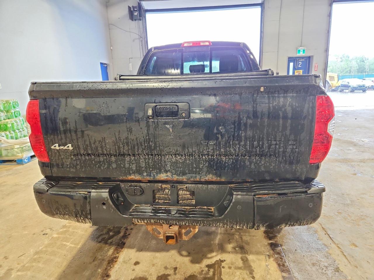 2014 Toyota Tundra Double Cab Limited Black vin: 5TFBY5F11EX373190