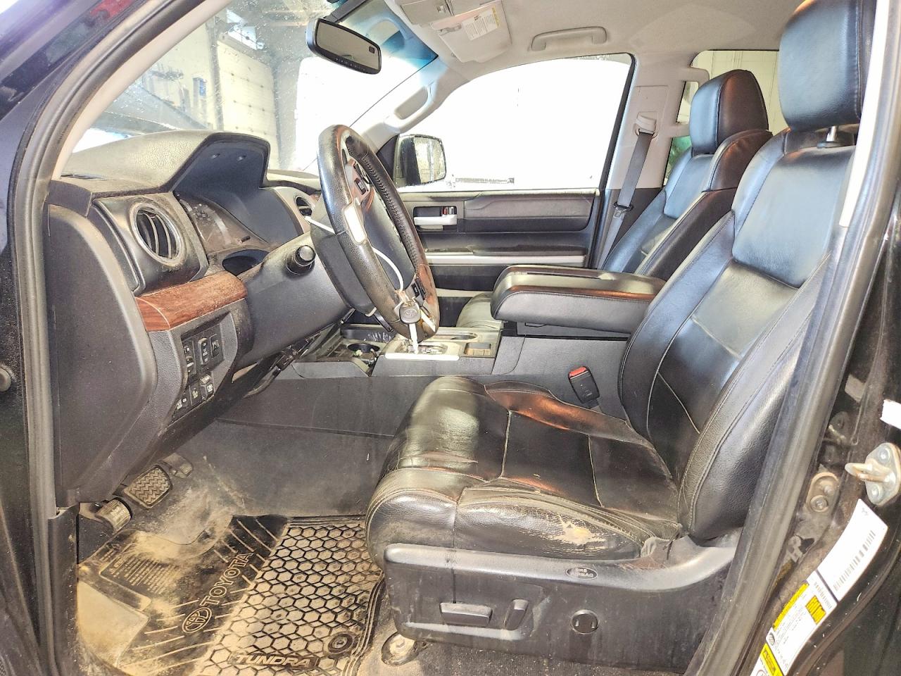 2014 Toyota Tundra Double Cab Limited Black vin: 5TFBY5F11EX373190