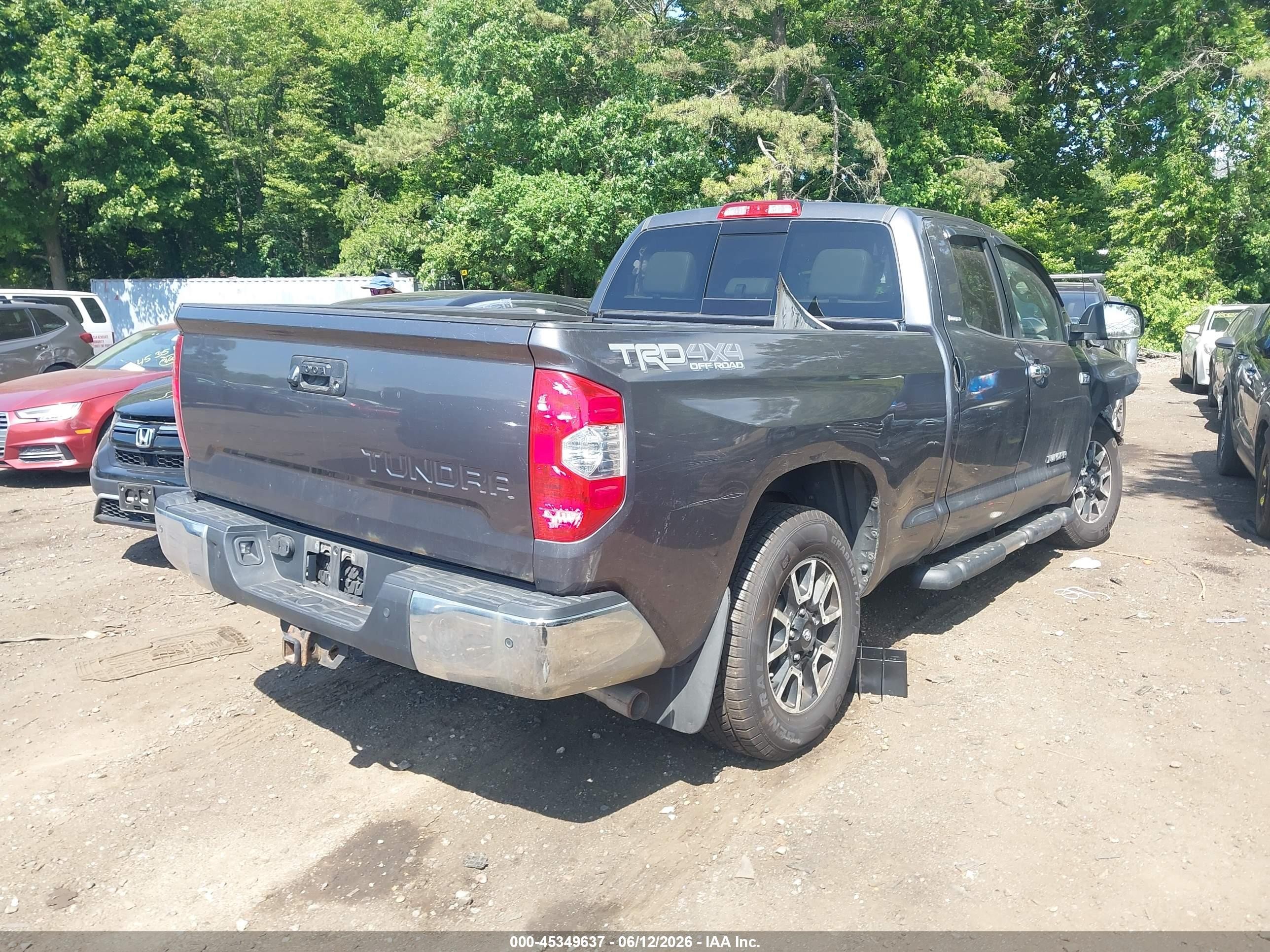 2014 Toyota Tundra Limited 5.7l V8 Black vin: 5TFBY5F12EX413535