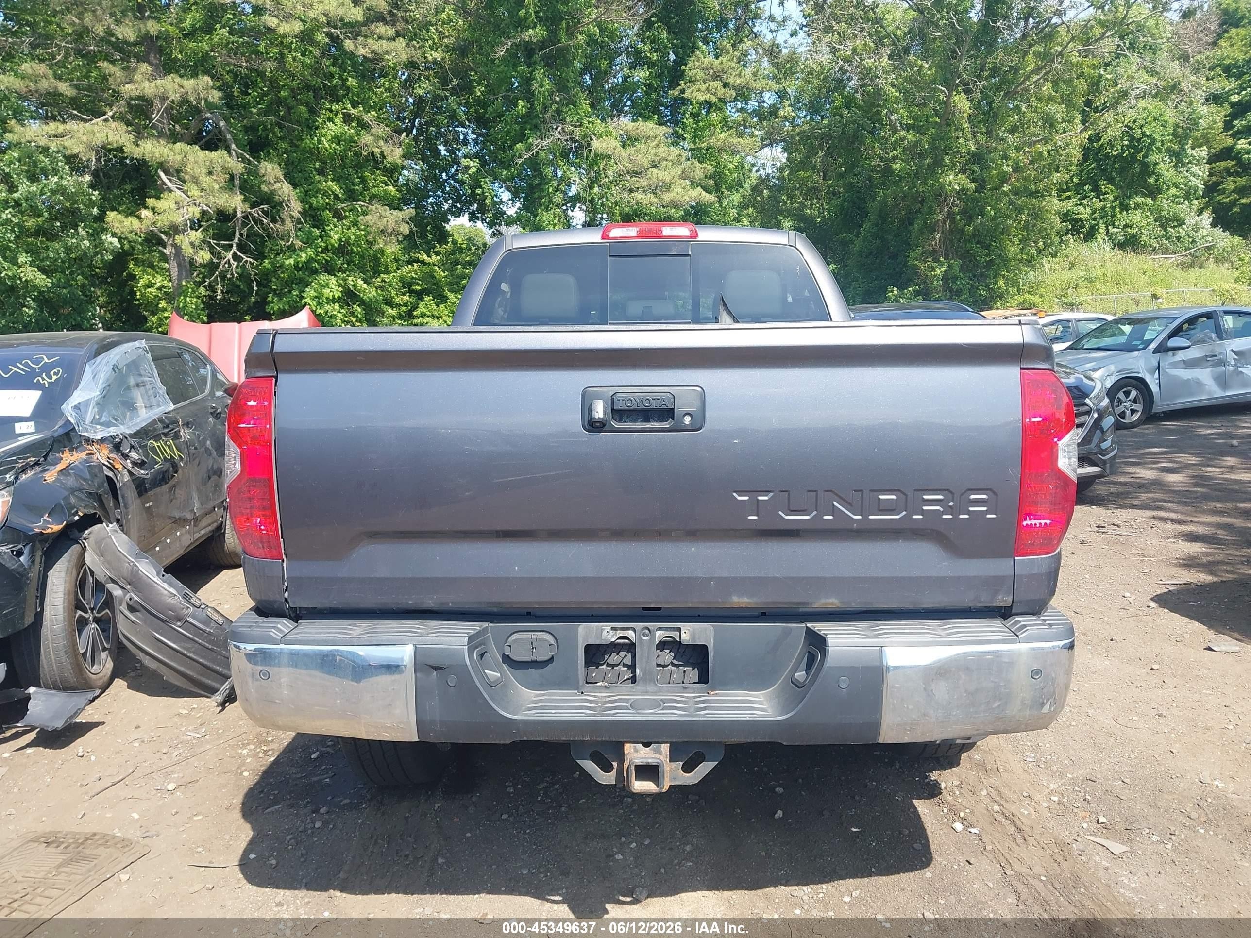 2014 Toyota Tundra Limited 5.7l V8 Black vin: 5TFBY5F12EX413535