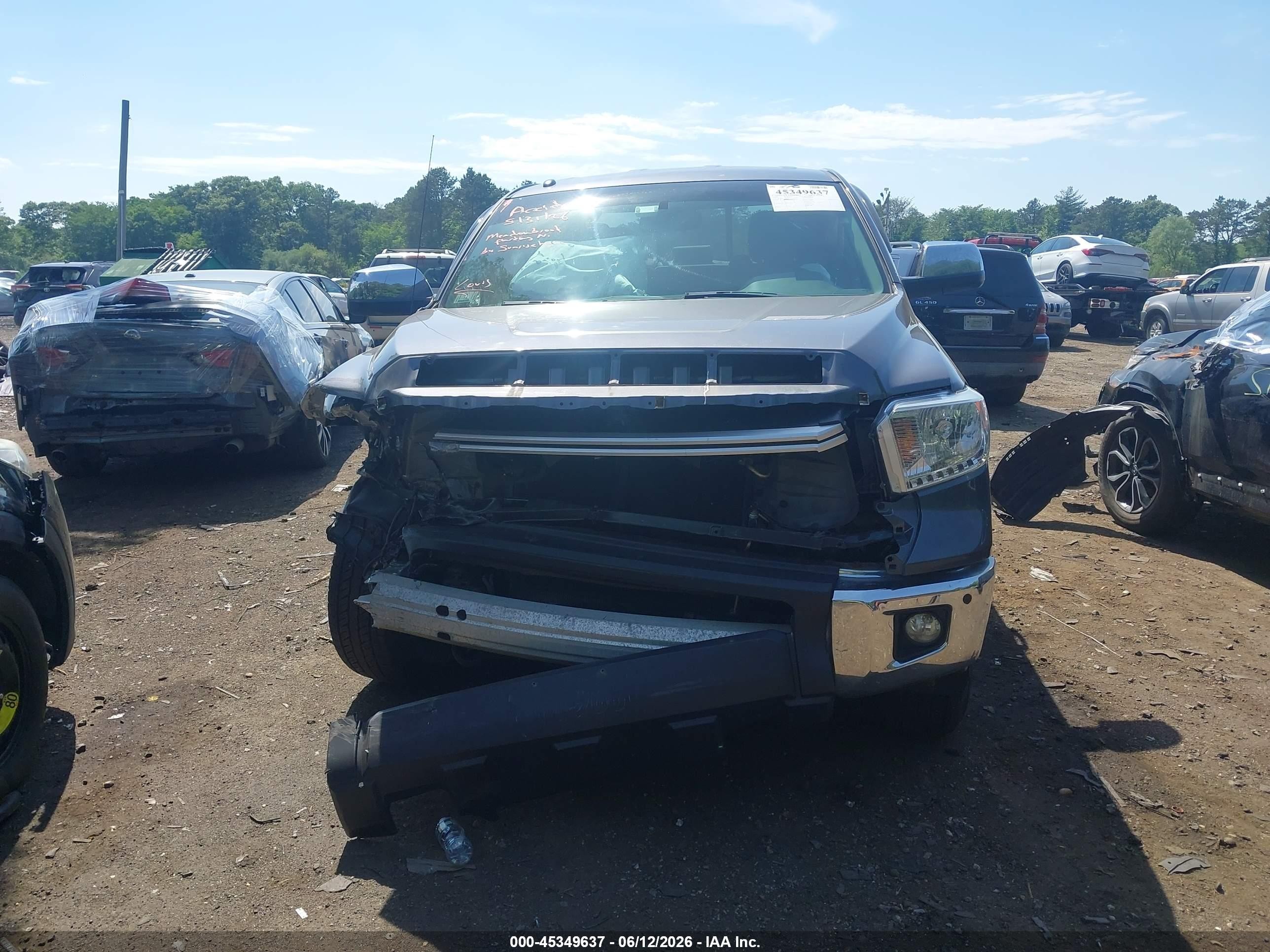 2014 Toyota Tundra Limited 5.7l V8 Black vin: 5TFBY5F12EX413535