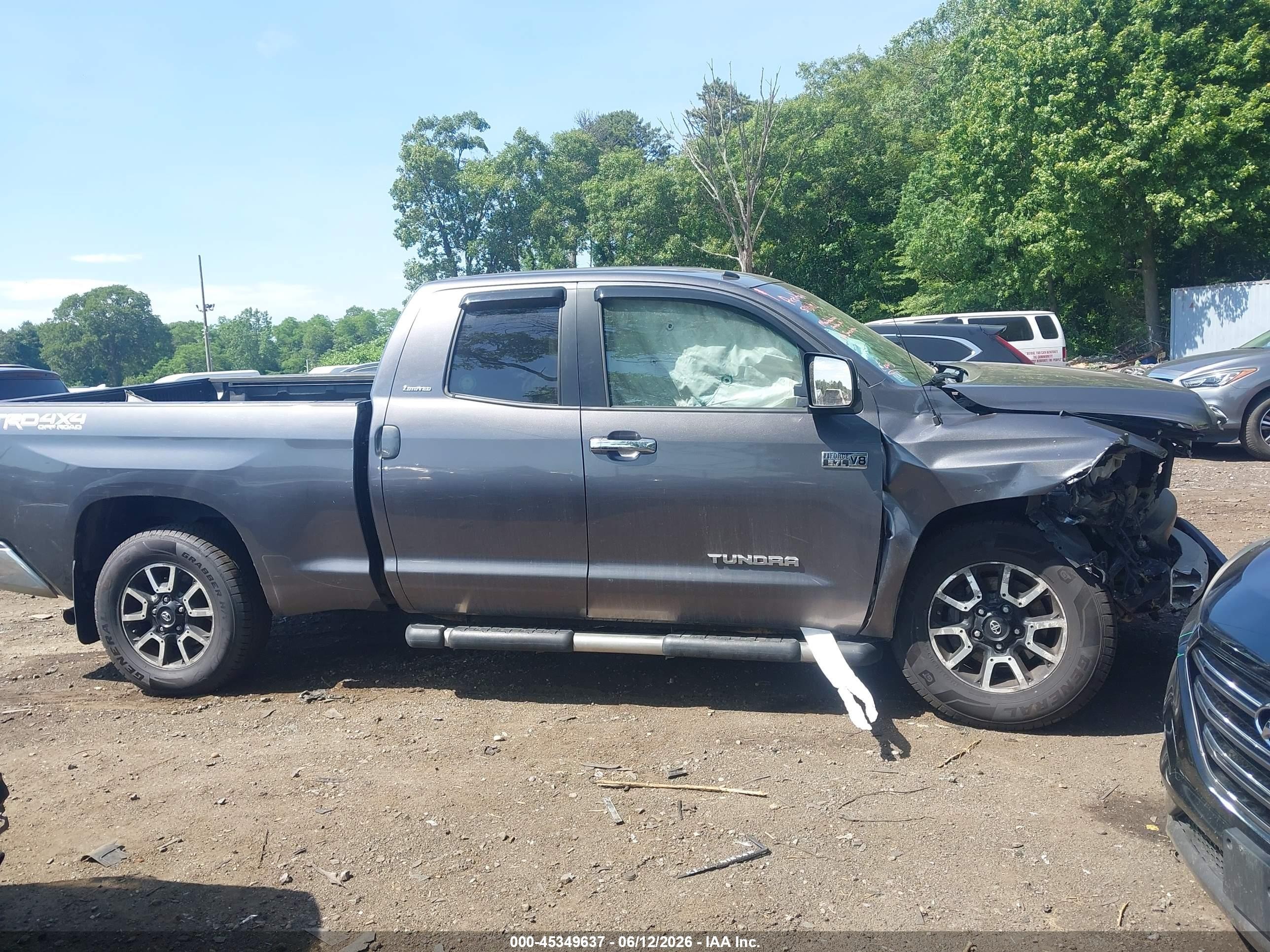 2014 Toyota Tundra Limited 5.7l V8 Black vin: 5TFBY5F12EX413535