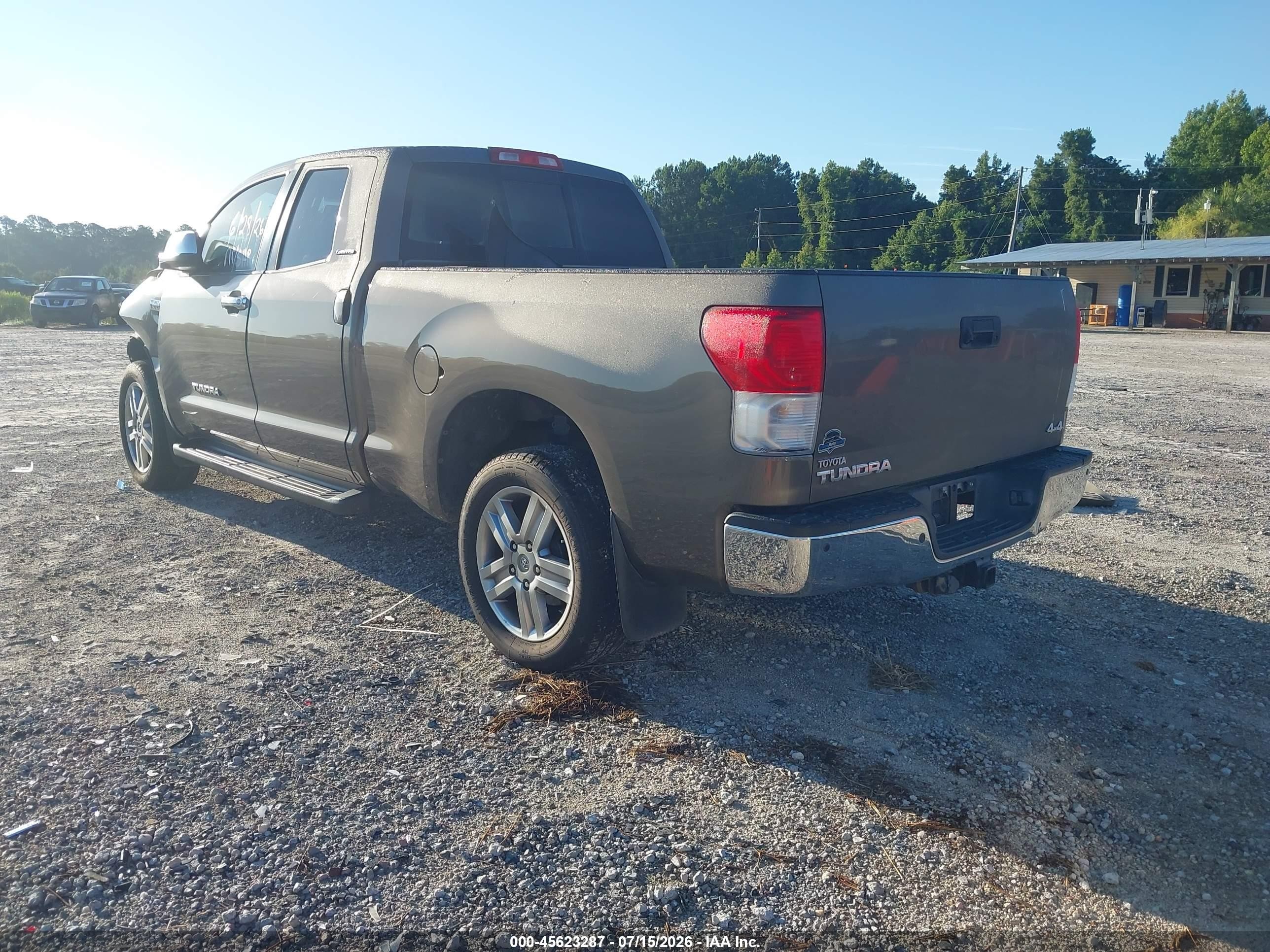 2011 Toyota Tundra Double Cab Limited Gray vin: 5TFBY5F13BX209063