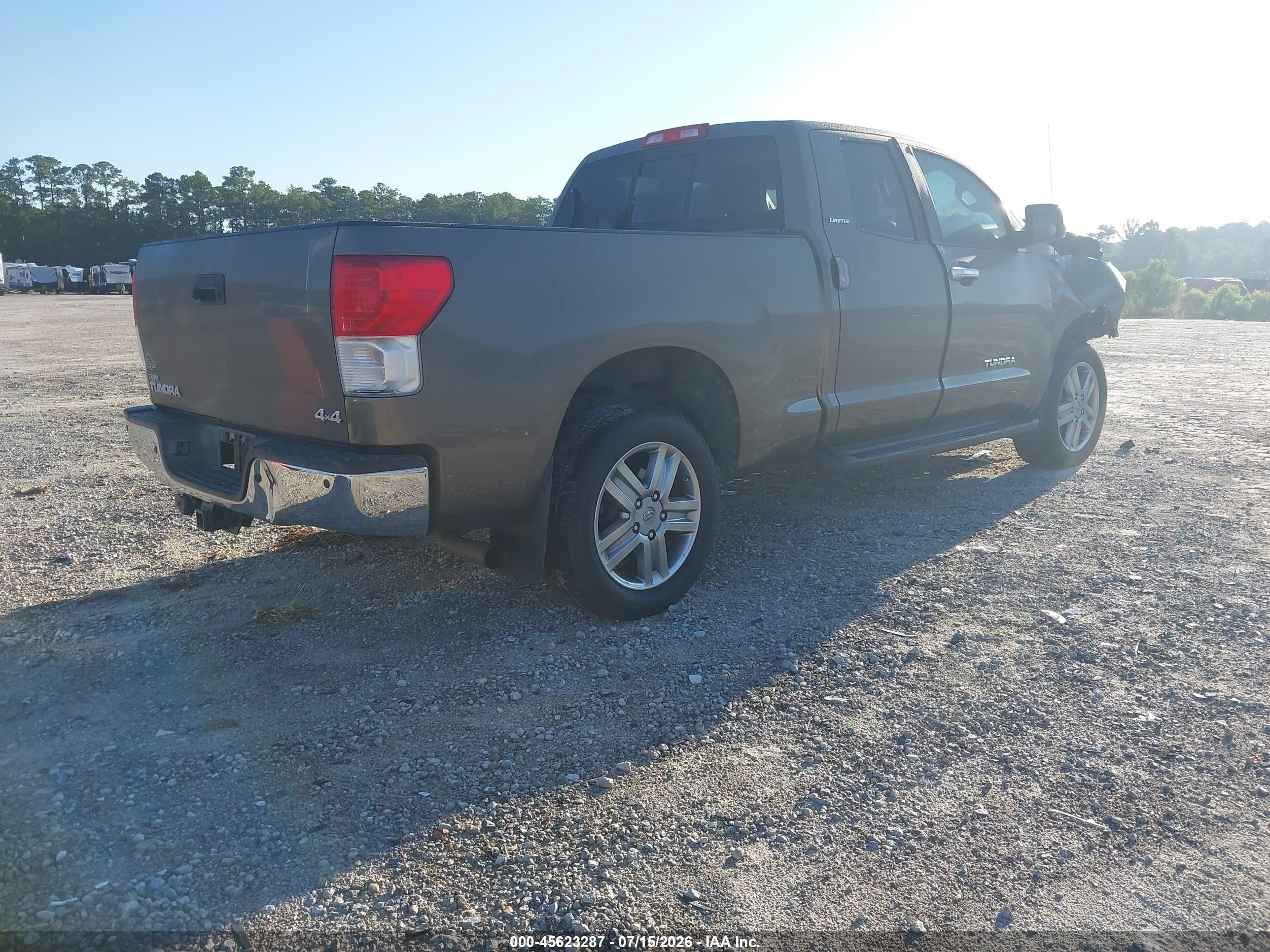 2011 Toyota Tundra Double Cab Limited Gray vin: 5TFBY5F13BX209063