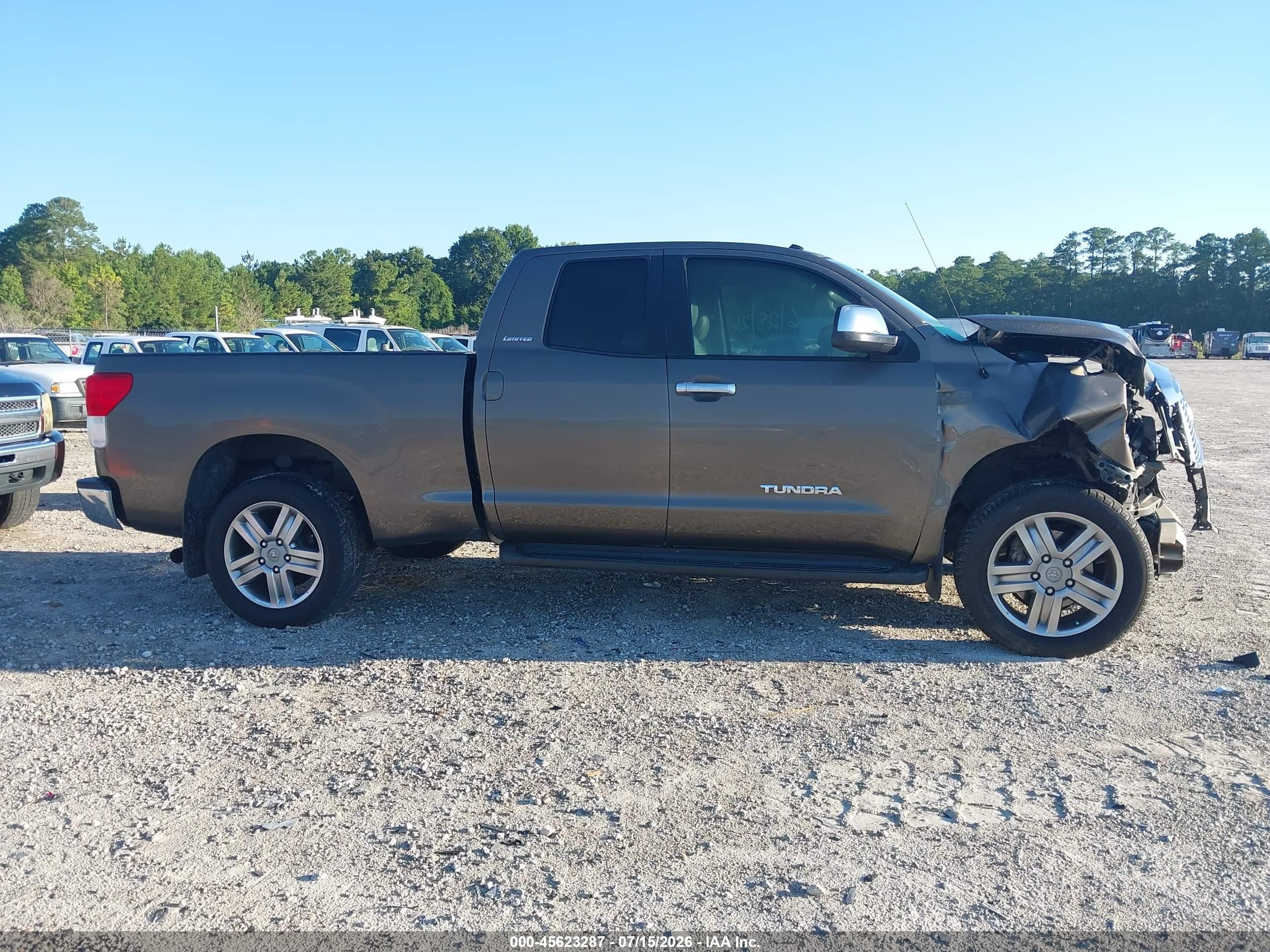 2011 Toyota Tundra Double Cab Limited Gray vin: 5TFBY5F13BX209063