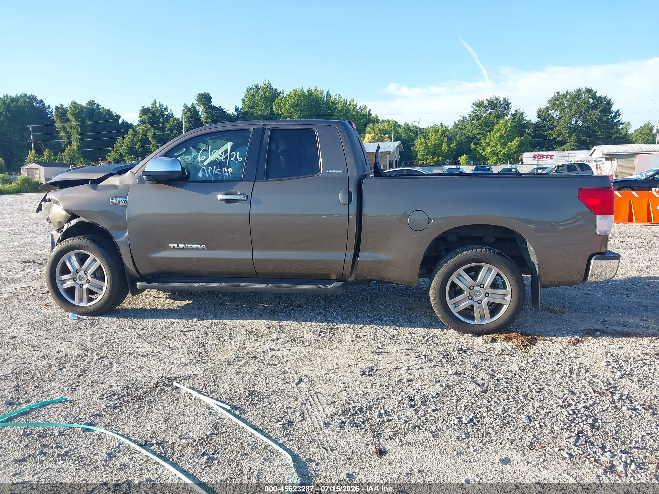 2011 Toyota Tundra Double Cab Limited Gray vin: 5TFBY5F13BX209063