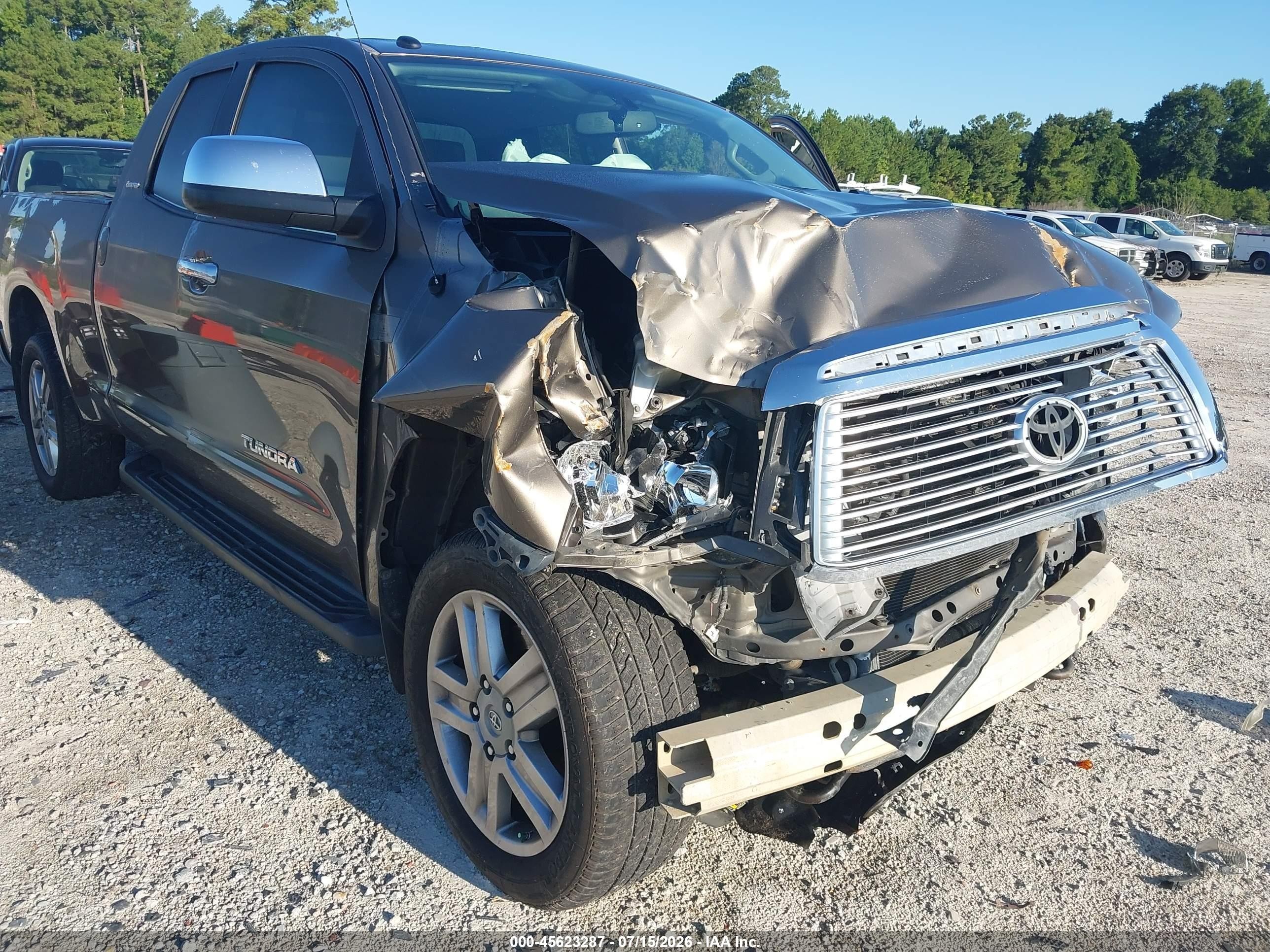 2011 Toyota Tundra Double Cab Limited Gray vin: 5TFBY5F13BX209063