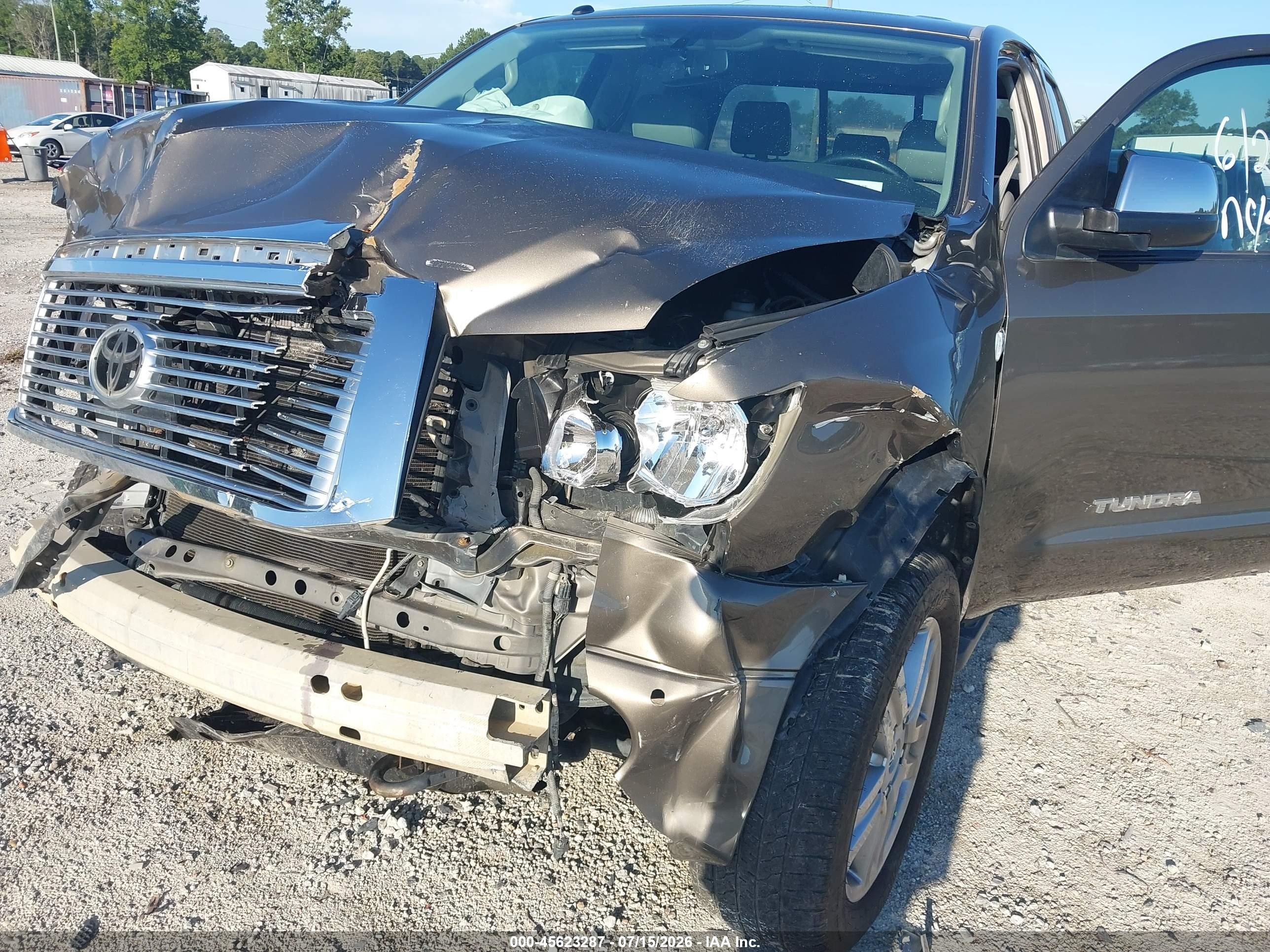 2011 Toyota Tundra Double Cab Limited Gray vin: 5TFBY5F13BX209063
