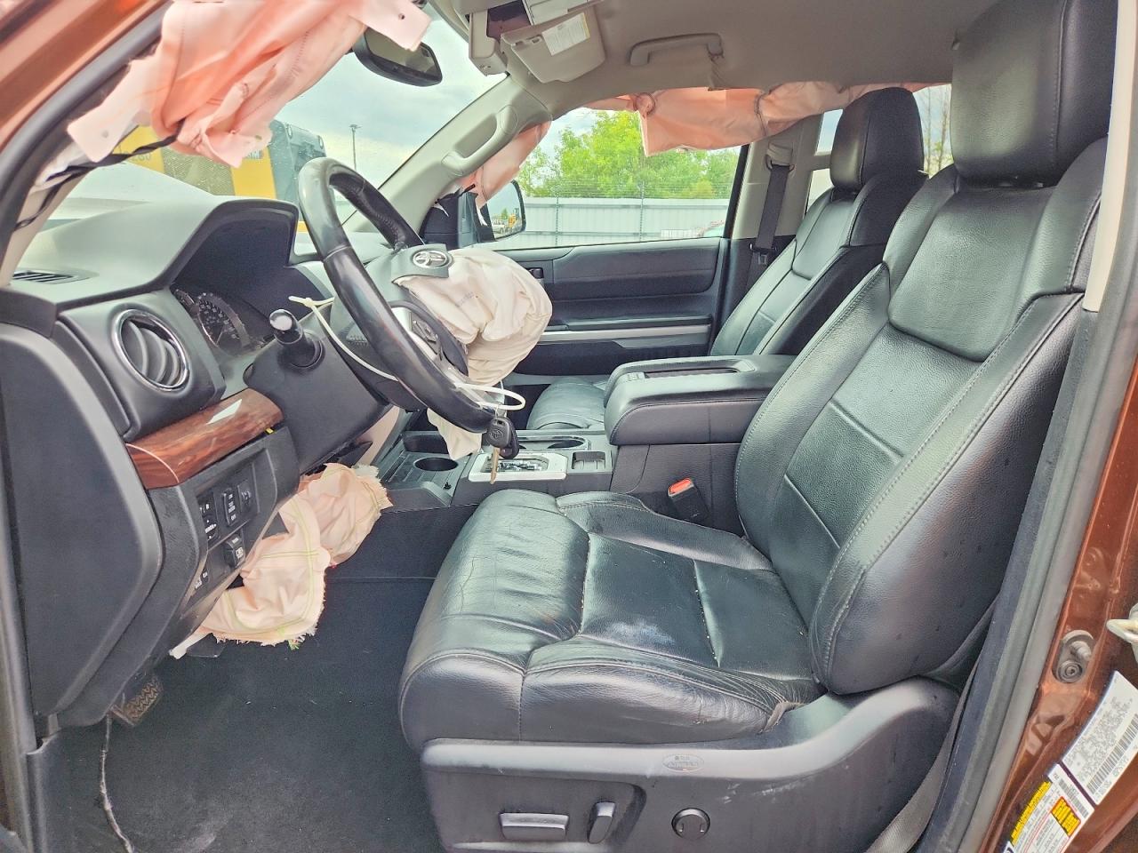 2014 Toyota Tundra Double Cab Limited Brown vin: 5TFBY5F14EX335873