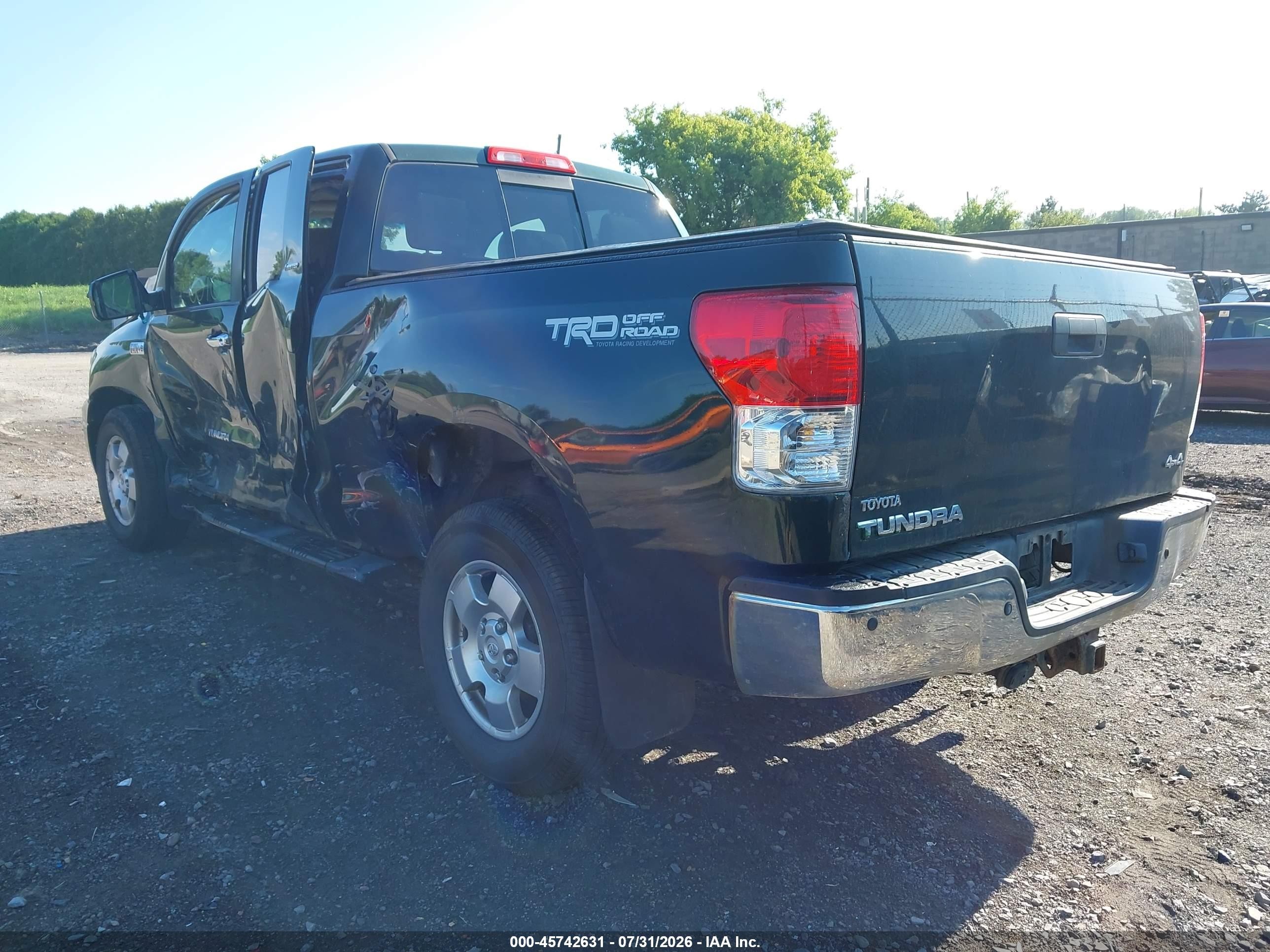 2011 Toyota Tundra Limited 5.7l V8 Green vin: 5TFBY5F15BX168807