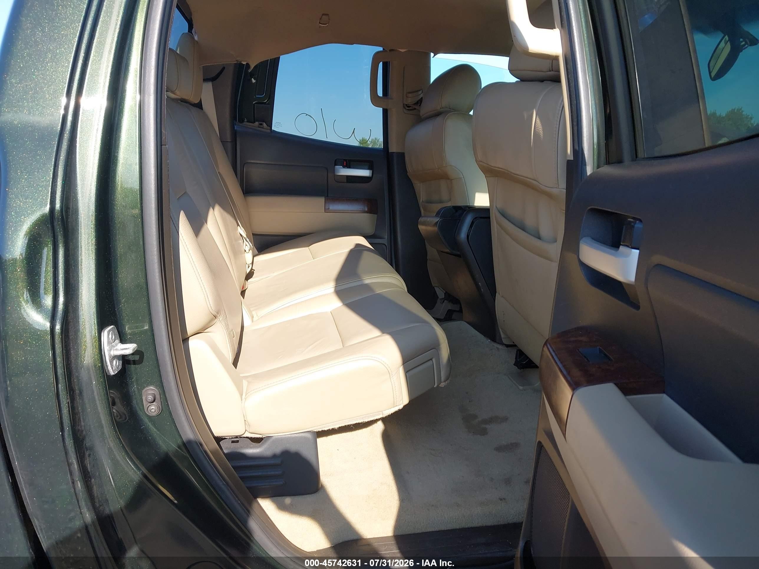 2011 Toyota Tundra Limited 5.7l V8 Green vin: 5TFBY5F15BX168807