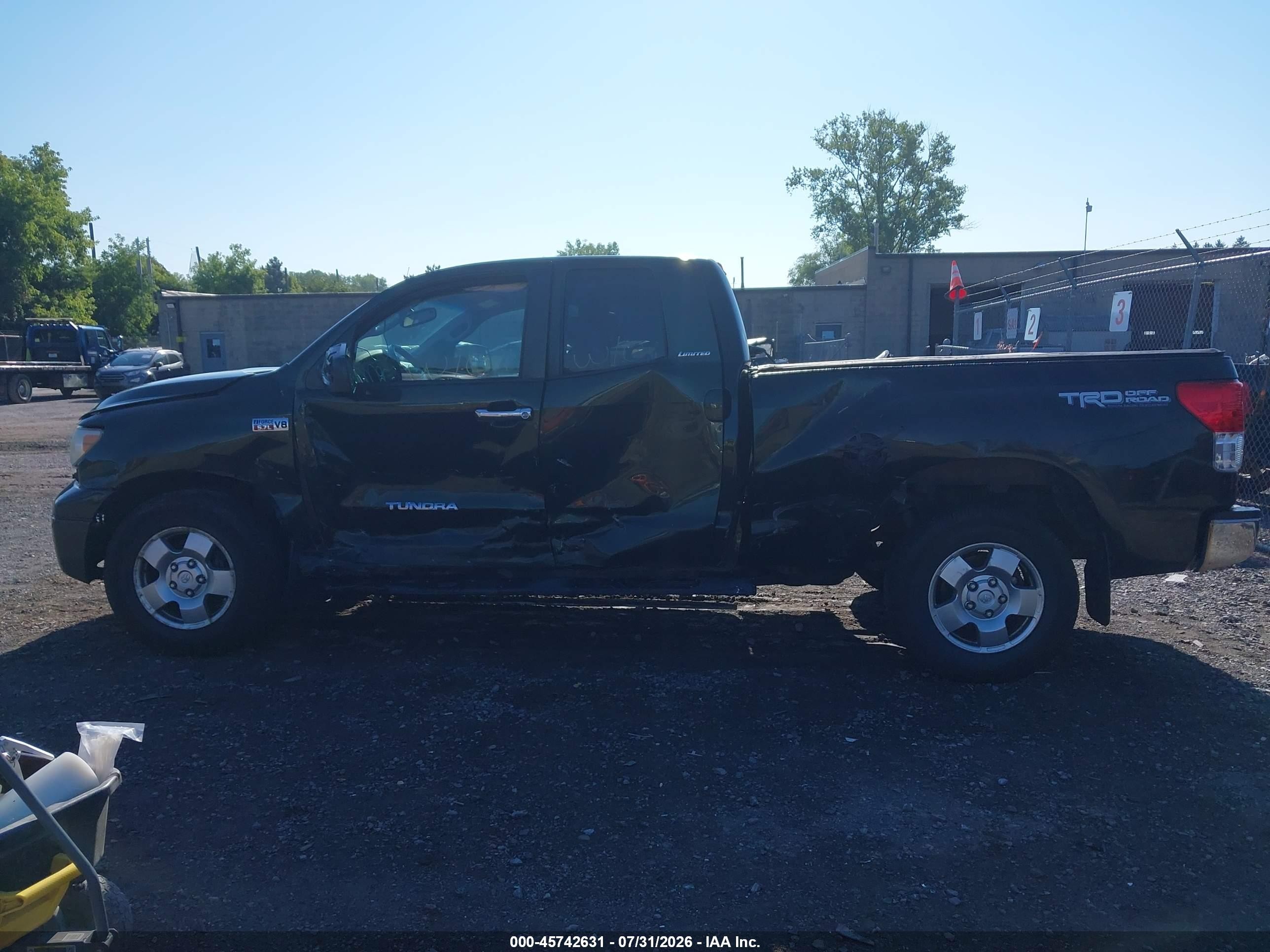 2011 Toyota Tundra Limited 5.7l V8 Green vin: 5TFBY5F15BX168807