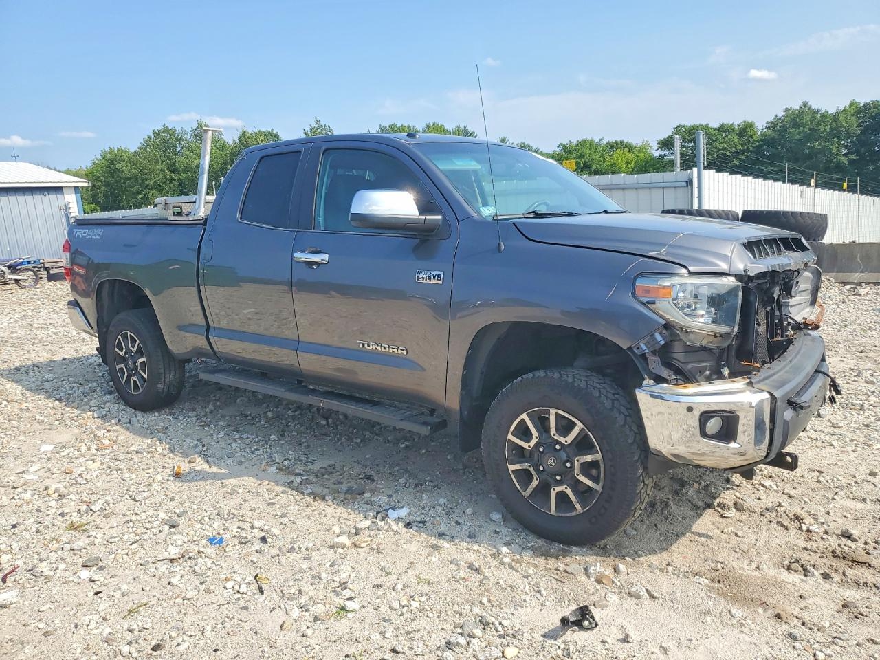 2015 Toyota Tundra Double Cab Limited Серый vin: 5TFBY5F15FX476100