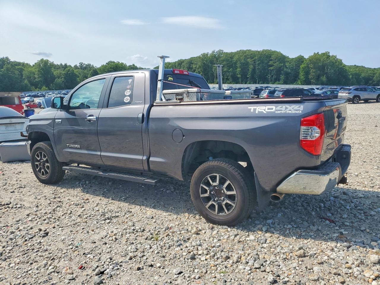 2015 Toyota Tundra Double Cab Limited Серый vin: 5TFBY5F15FX476100