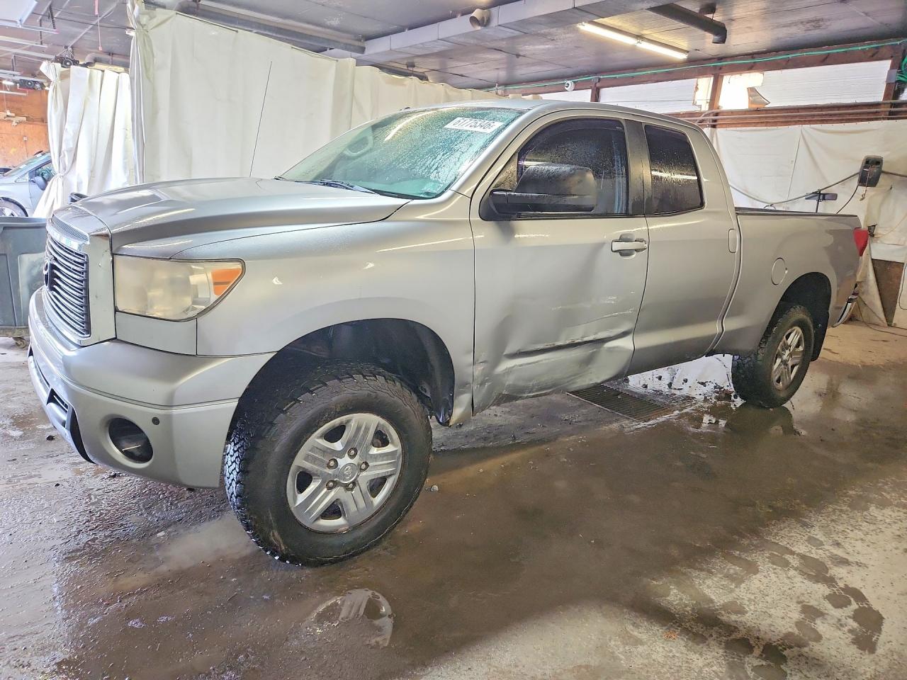2012 Toyota Tundra Double Cab Limited Silver vin: 5TFBY5F16CX242947