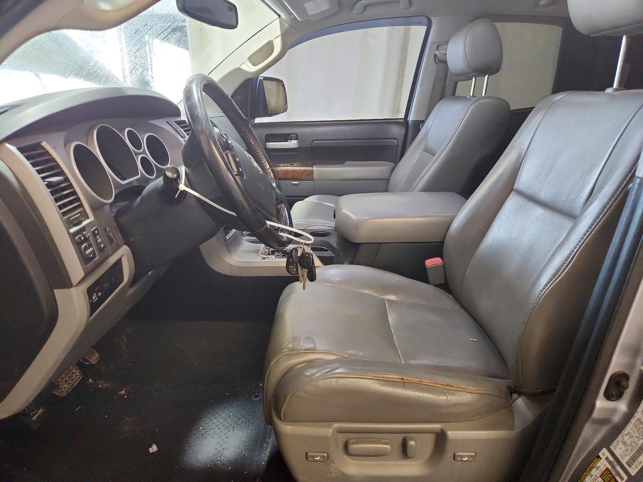 2012 Toyota Tundra Double Cab Limited Silver vin: 5TFBY5F16CX242947