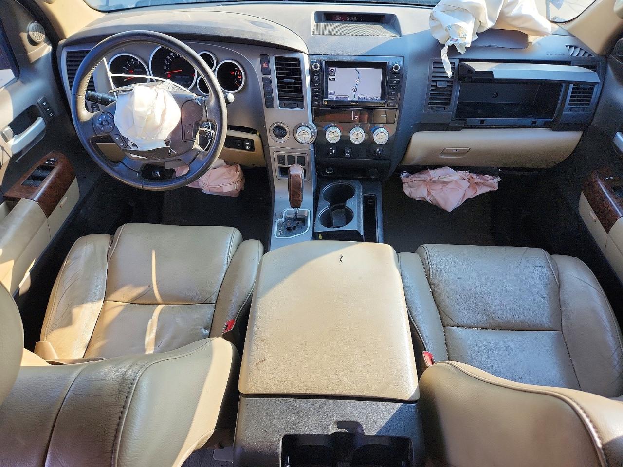 2011 Toyota Tundra Double Cab Limited Blue vin: 5TFBY5F18BX178554