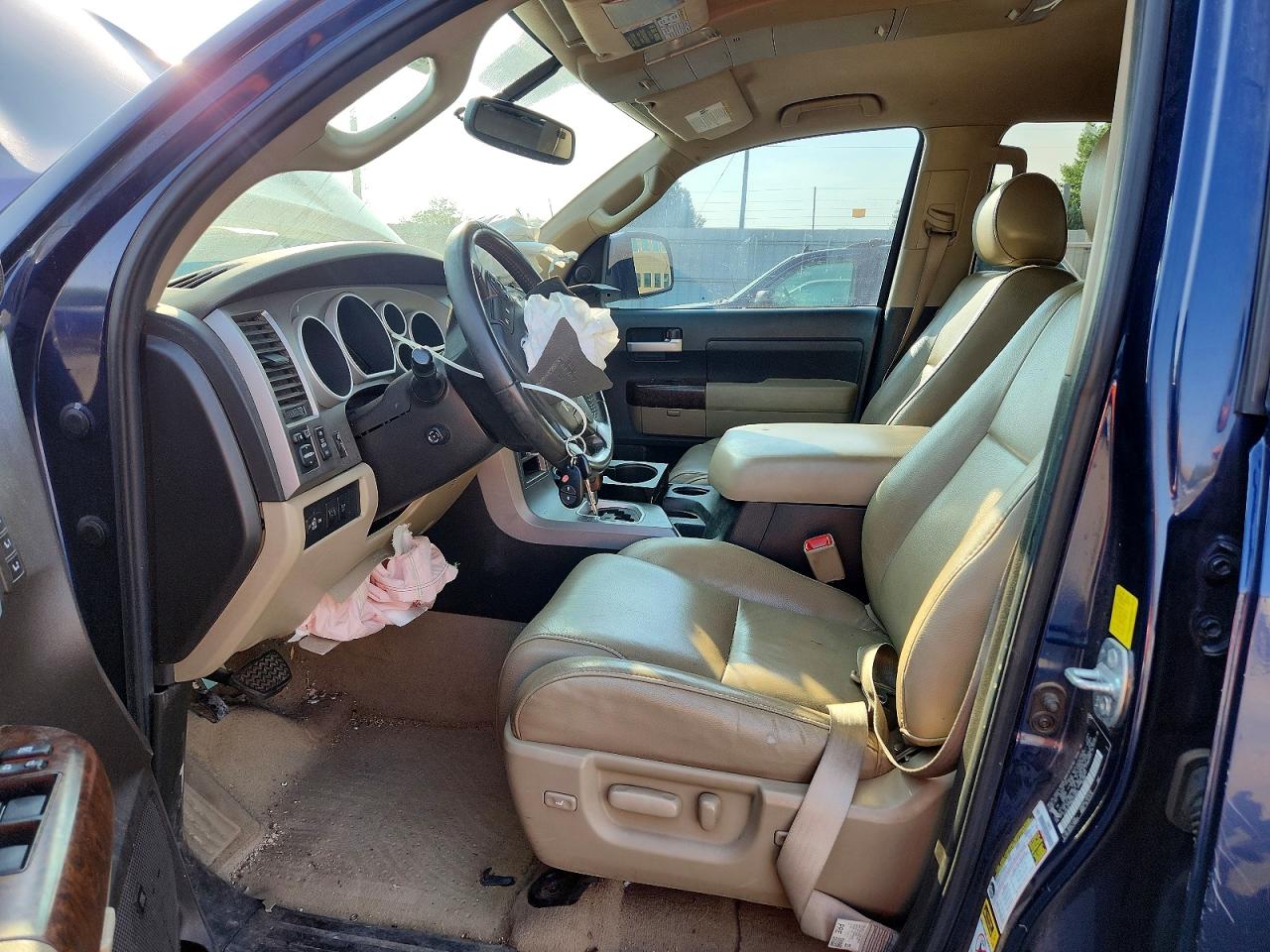 2011 Toyota Tundra Double Cab Limited Blue vin: 5TFBY5F18BX178554