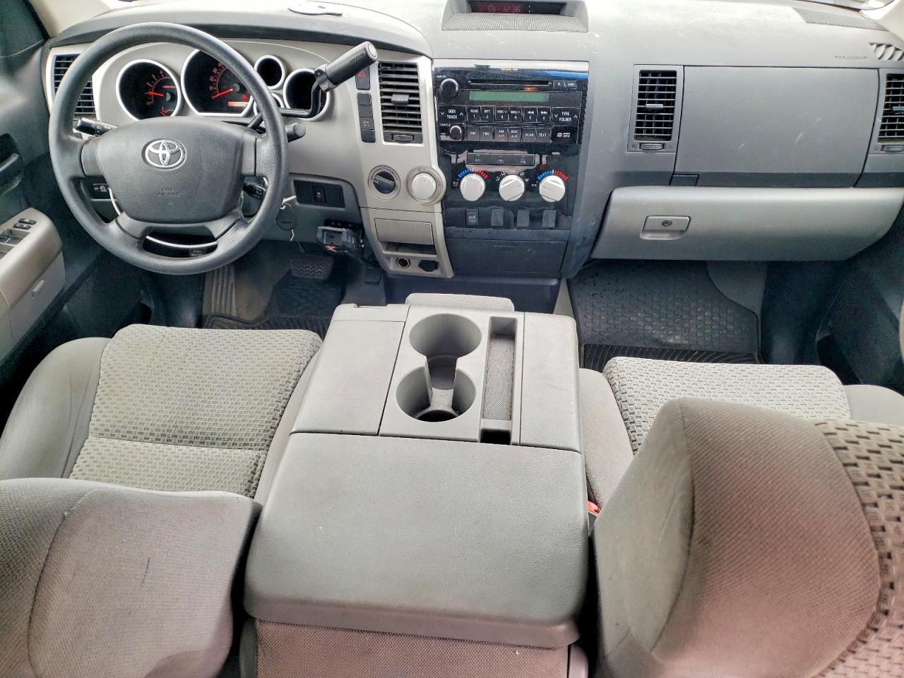 2007 Toyota Tundra Double Cab Sr5 Silver vin: 5TFCV54107X004940