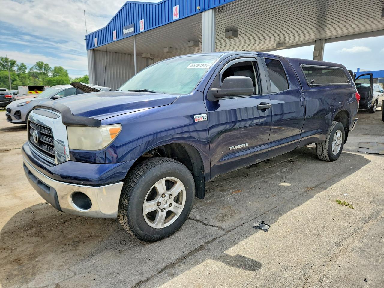2008 Toyota Tundra Grade Синий vin: 5TFCV54138X006490