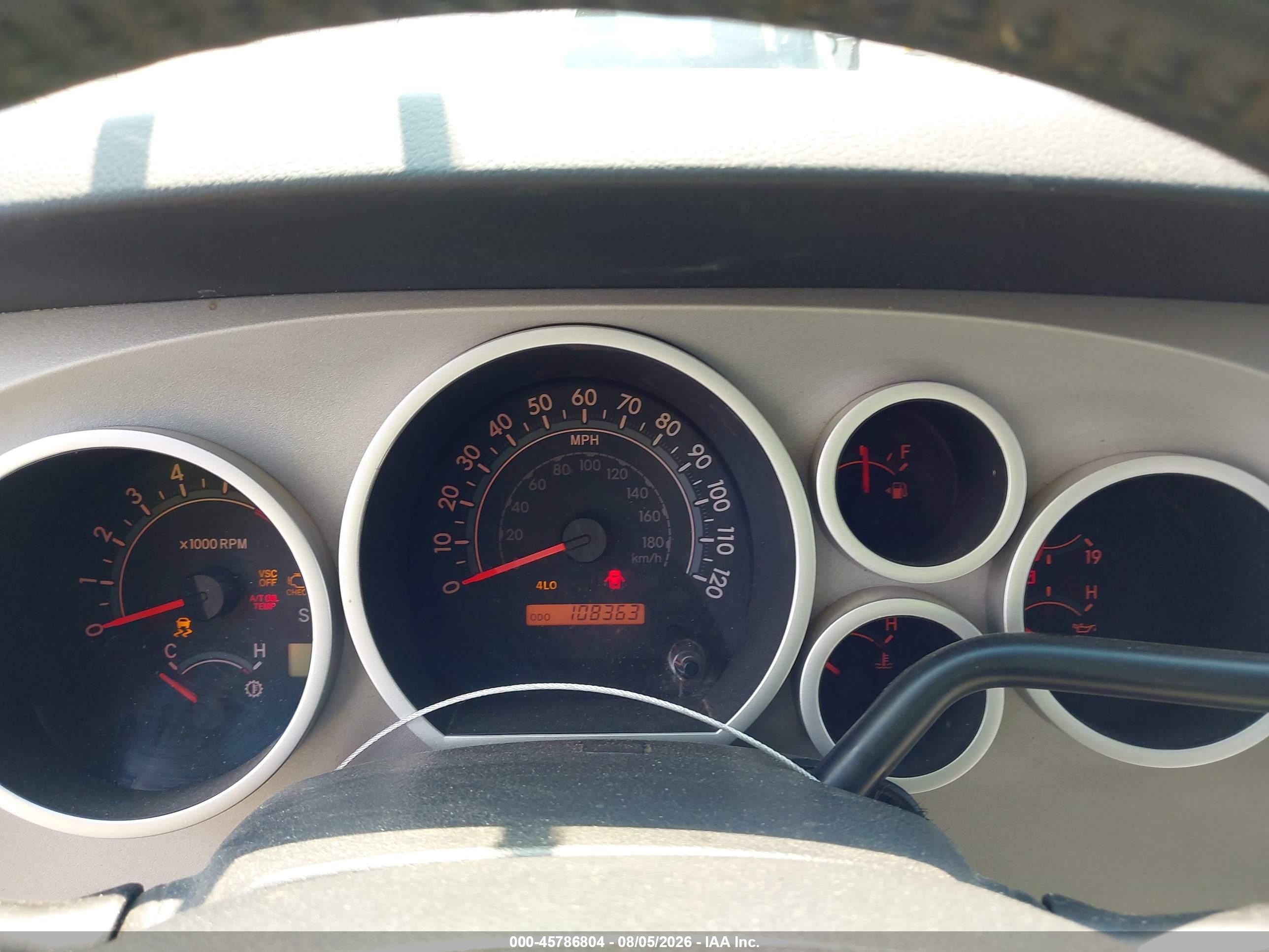 2007 Toyota Tundra Sr5 5.7l V8 Blue vin: 5TFCV54157X001807