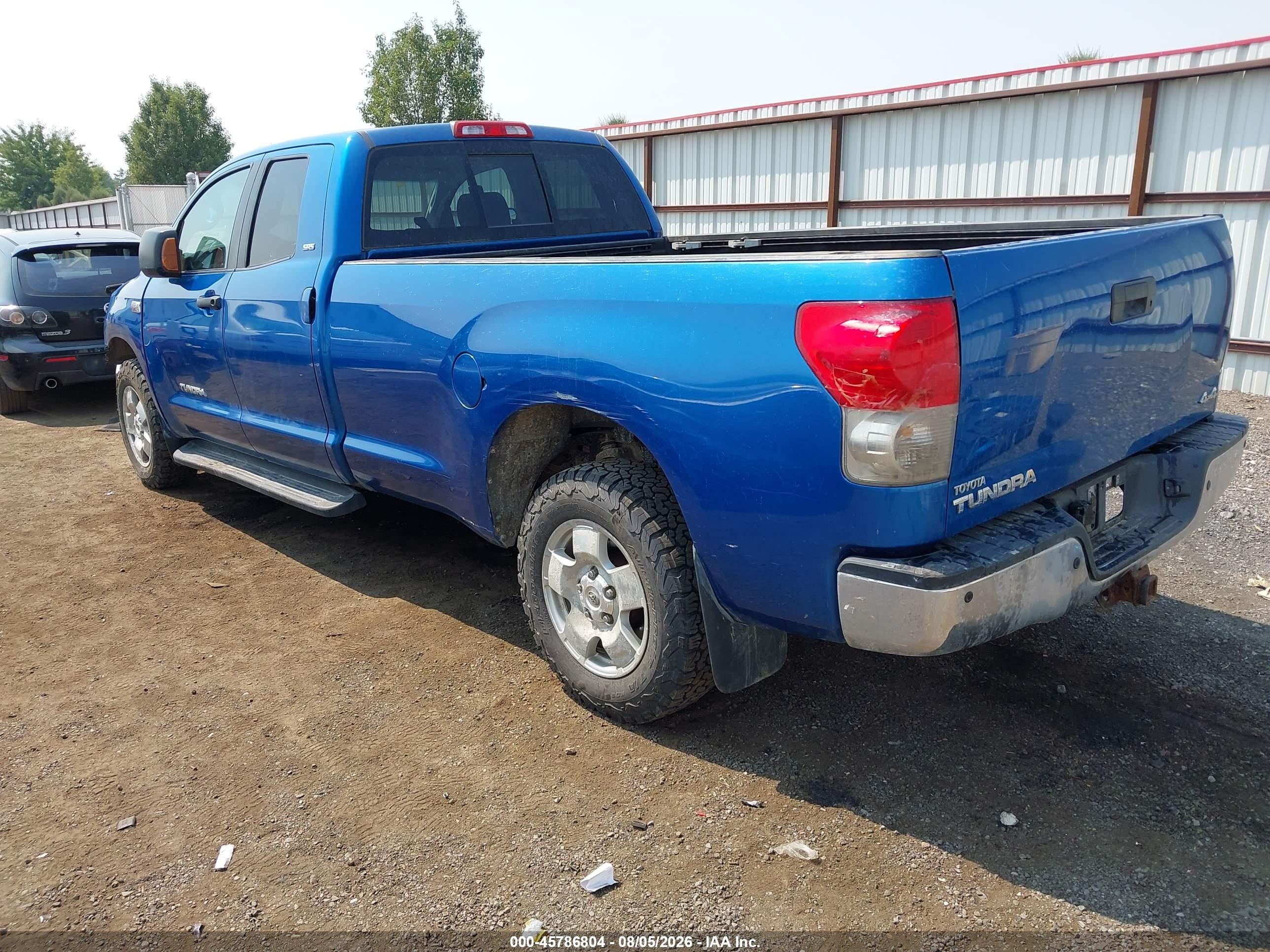 2007 Toyota Tundra Sr5 5.7l V8 Blue vin: 5TFCV54157X001807