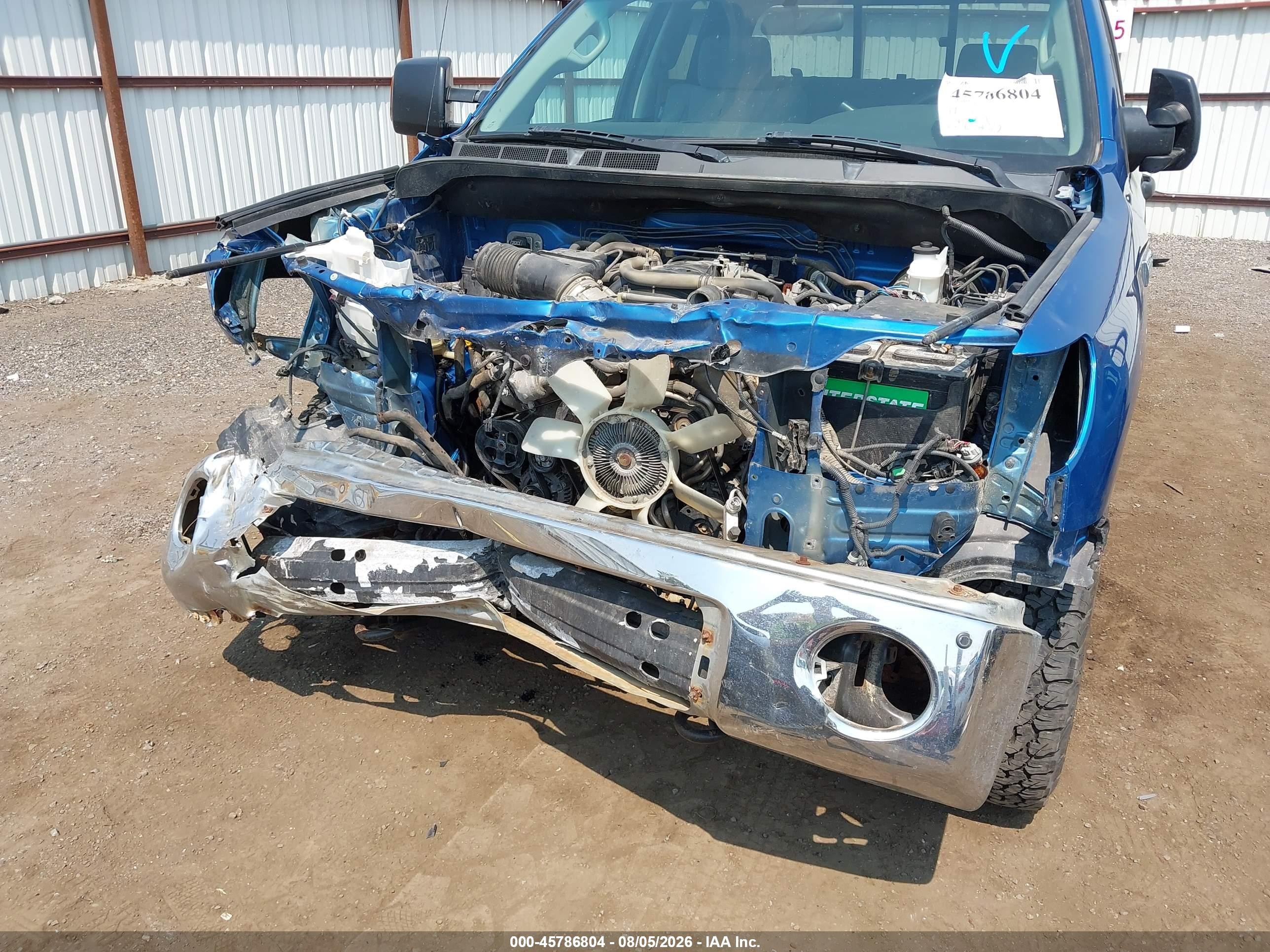2007 Toyota Tundra Sr5 5.7l V8 Blue vin: 5TFCV54157X001807