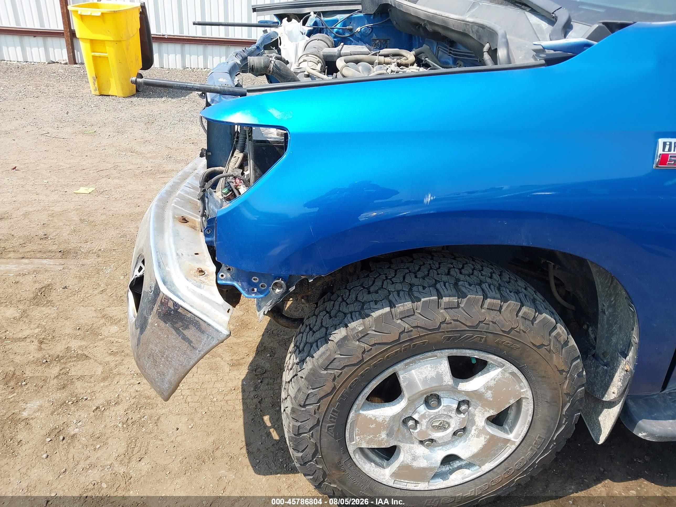 2007 Toyota Tundra Sr5 5.7l V8 Blue vin: 5TFCV54157X001807