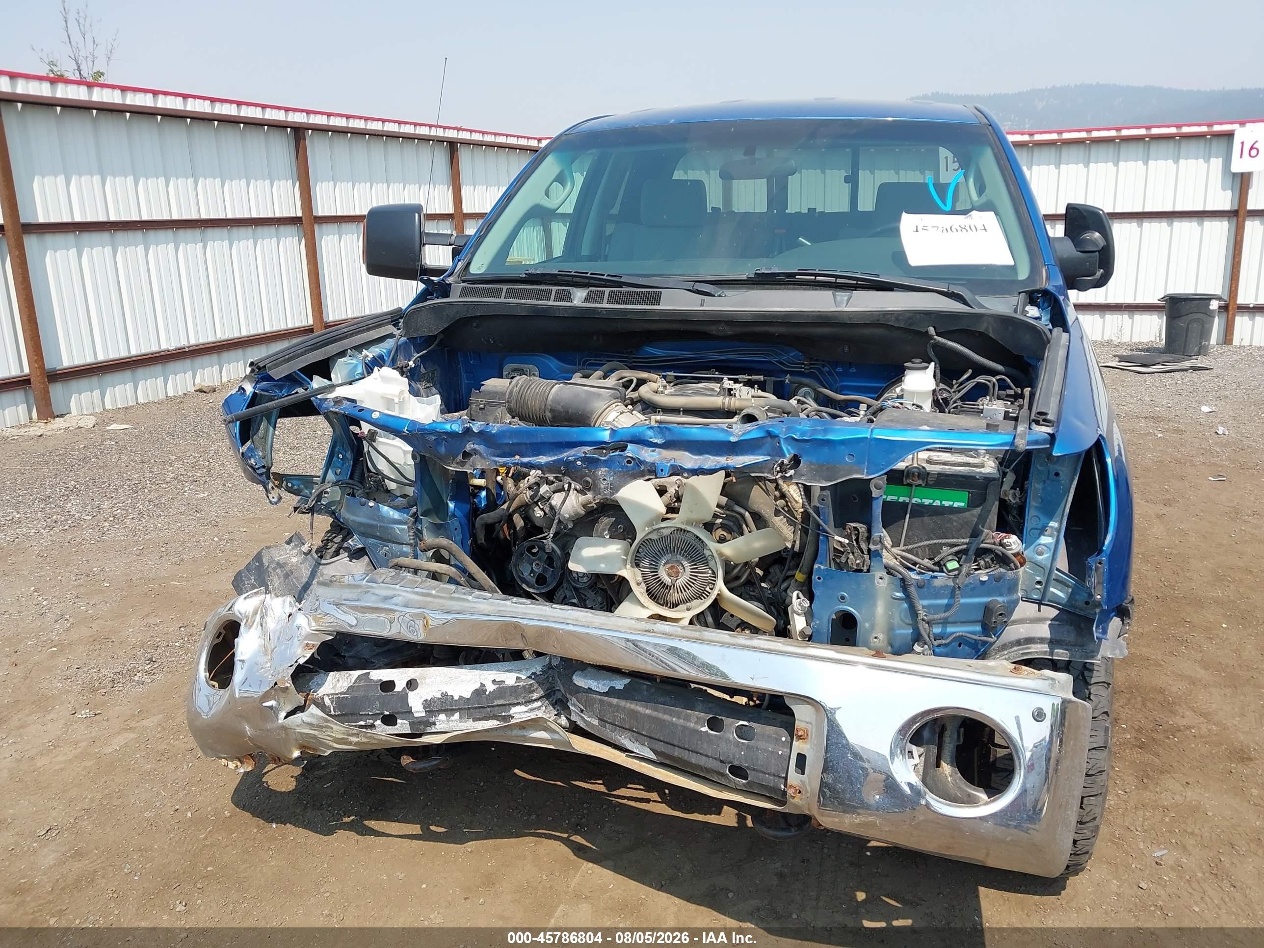 2007 Toyota Tundra Sr5 5.7l V8 Blue vin: 5TFCV54157X001807