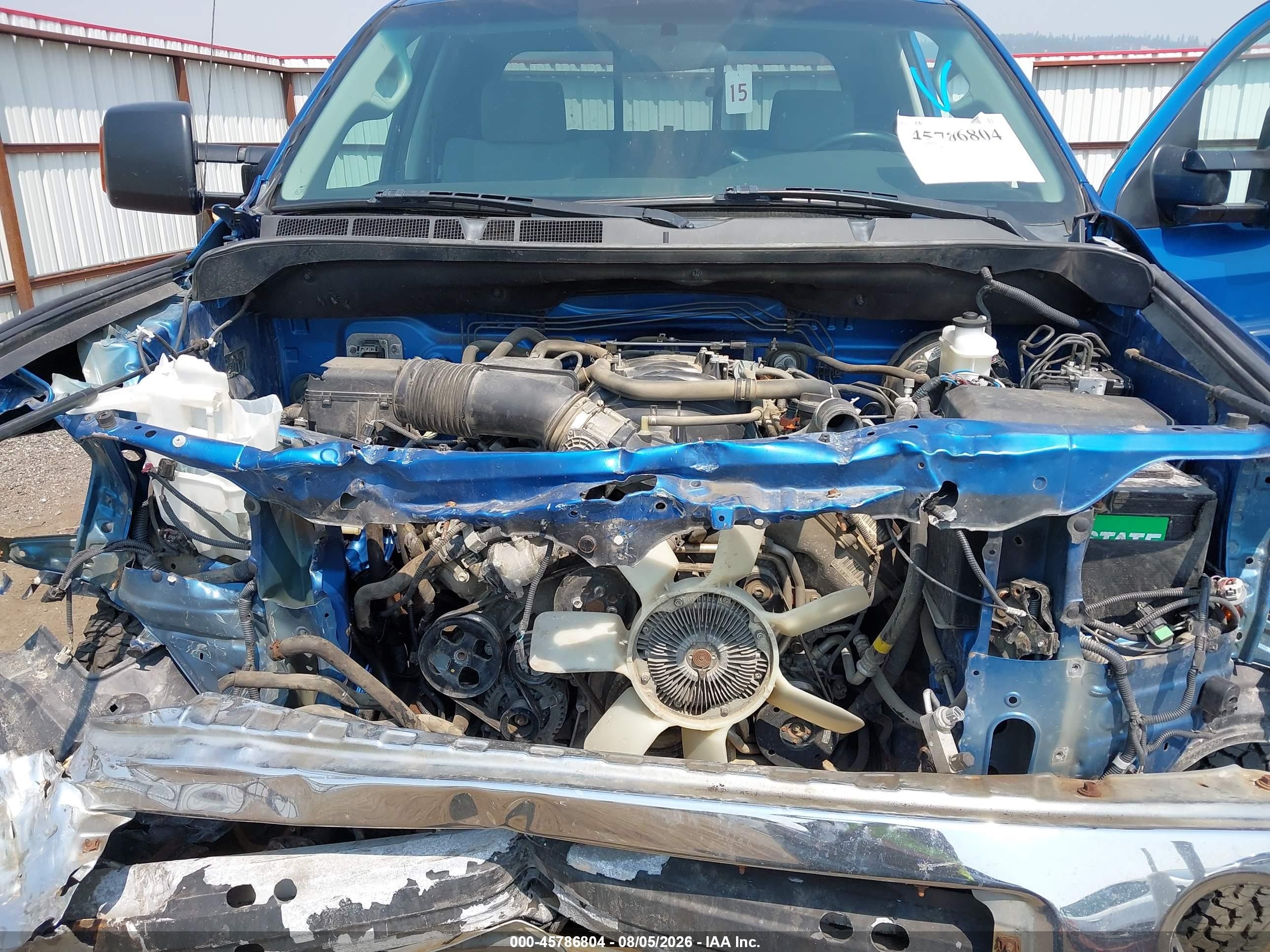 2007 Toyota Tundra Sr5 5.7l V8 Blue vin: 5TFCV54157X001807