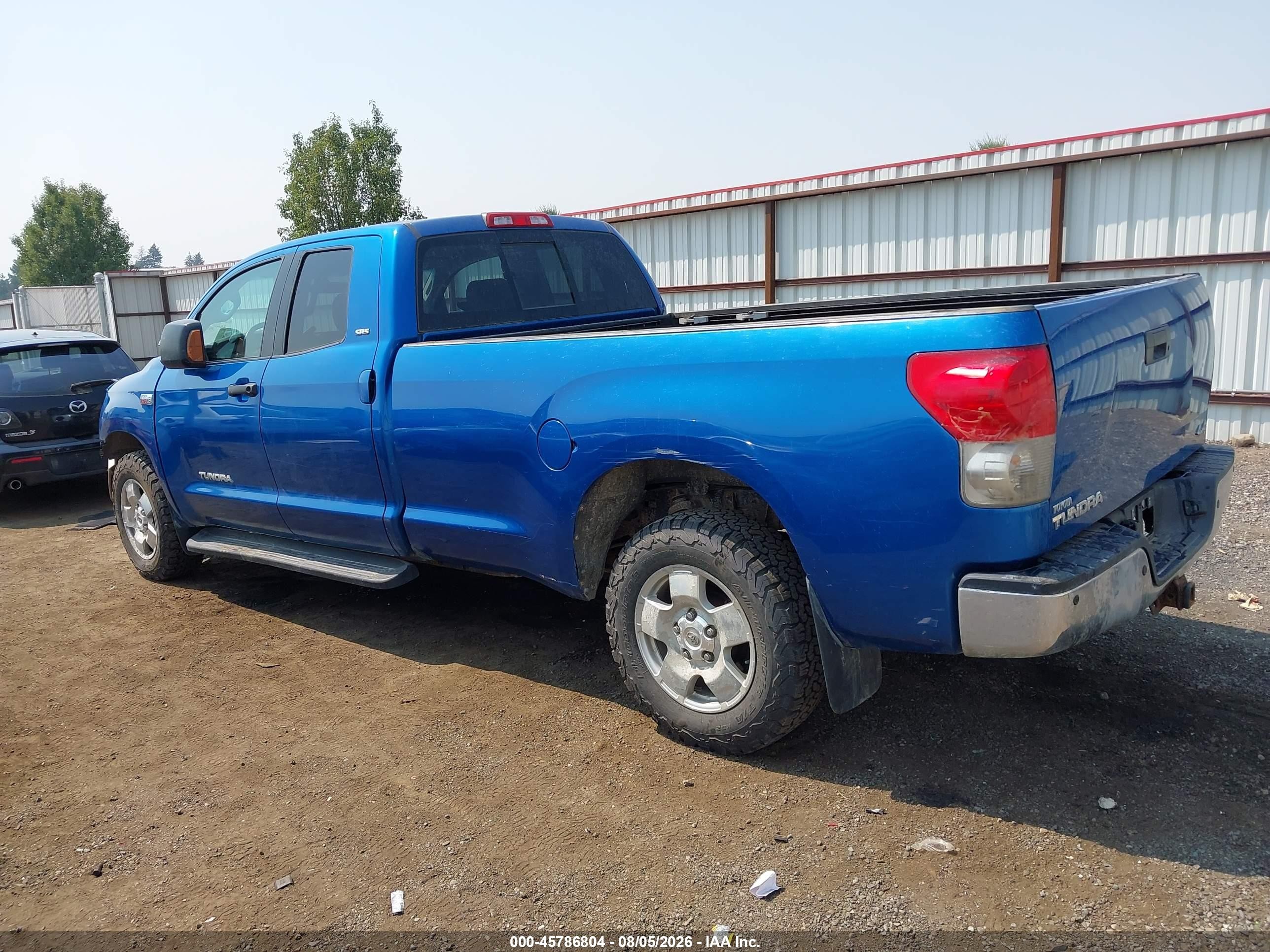 2007 Toyota Tundra Sr5 5.7l V8 Blue vin: 5TFCV54157X001807