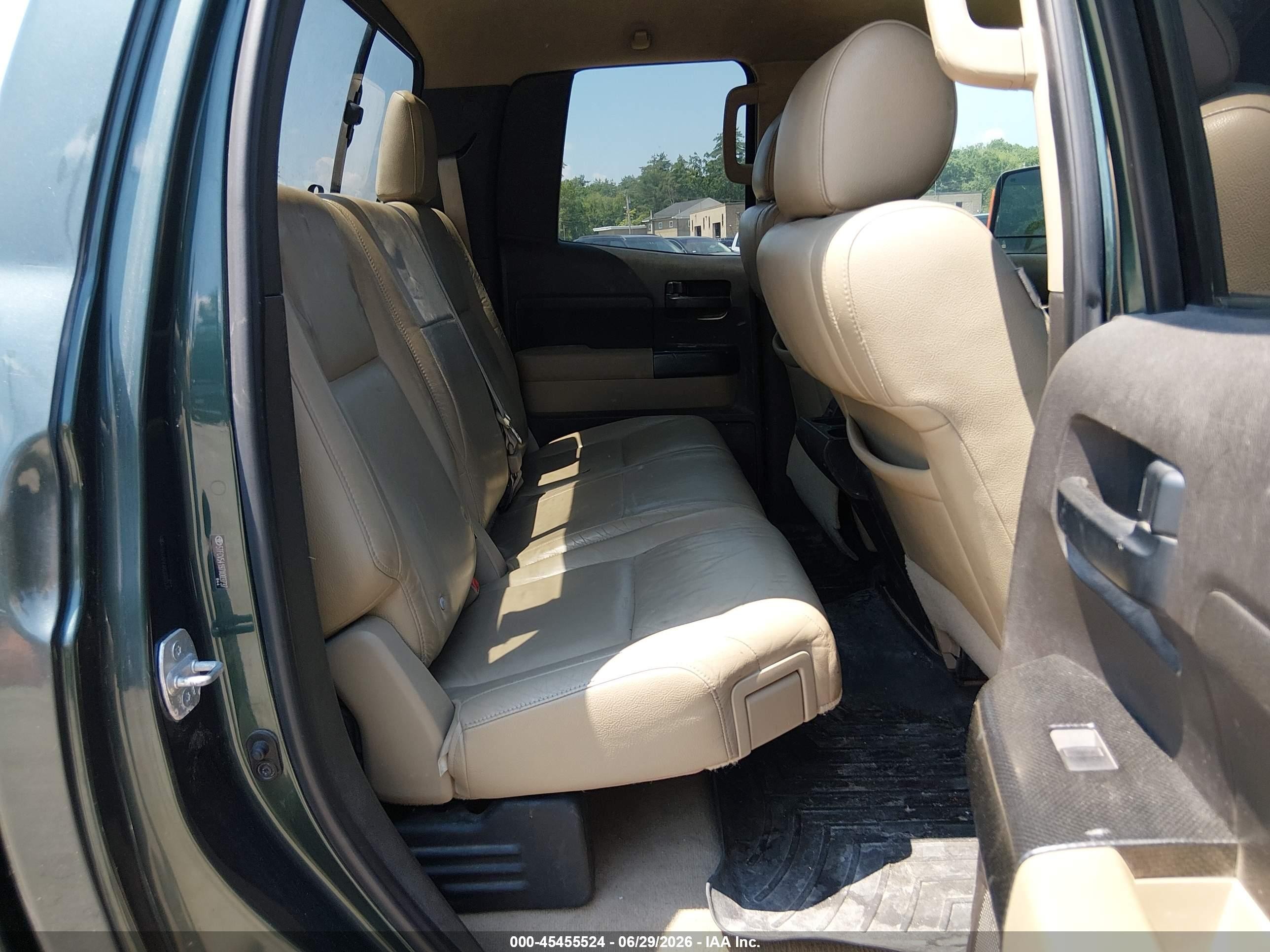 2007 Toyota Tundra Sr5 5.7l V8 Green vin: 5TFCV54197X003737