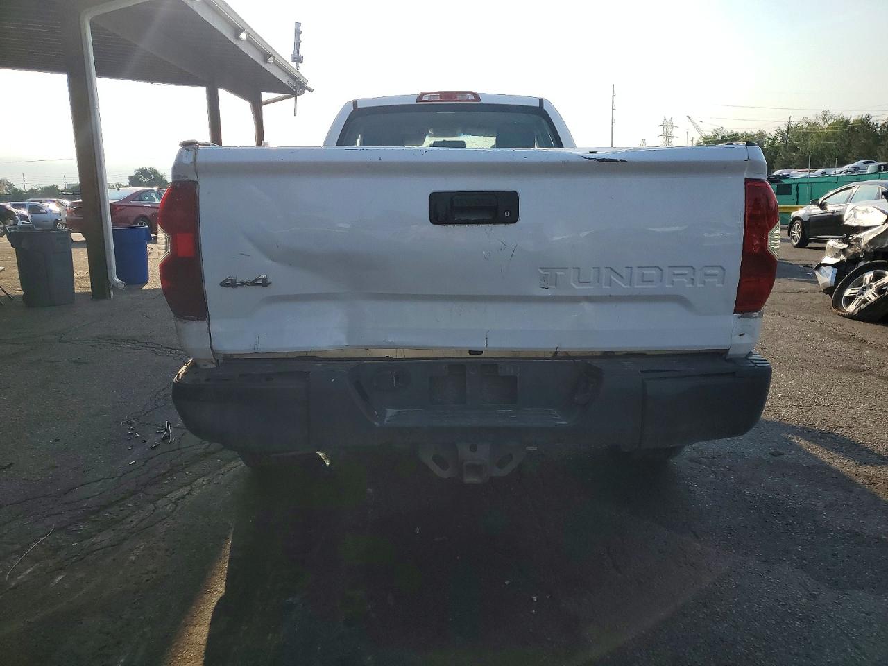 2015 Toyota Tundra Sr White vin: 5TFCW5F17FX019038