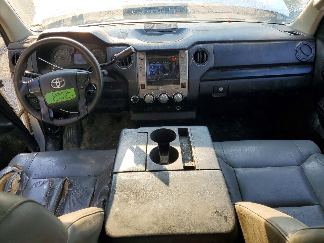 2015 Toyota Tundra Sr White vin: 5TFCW5F17FX019038