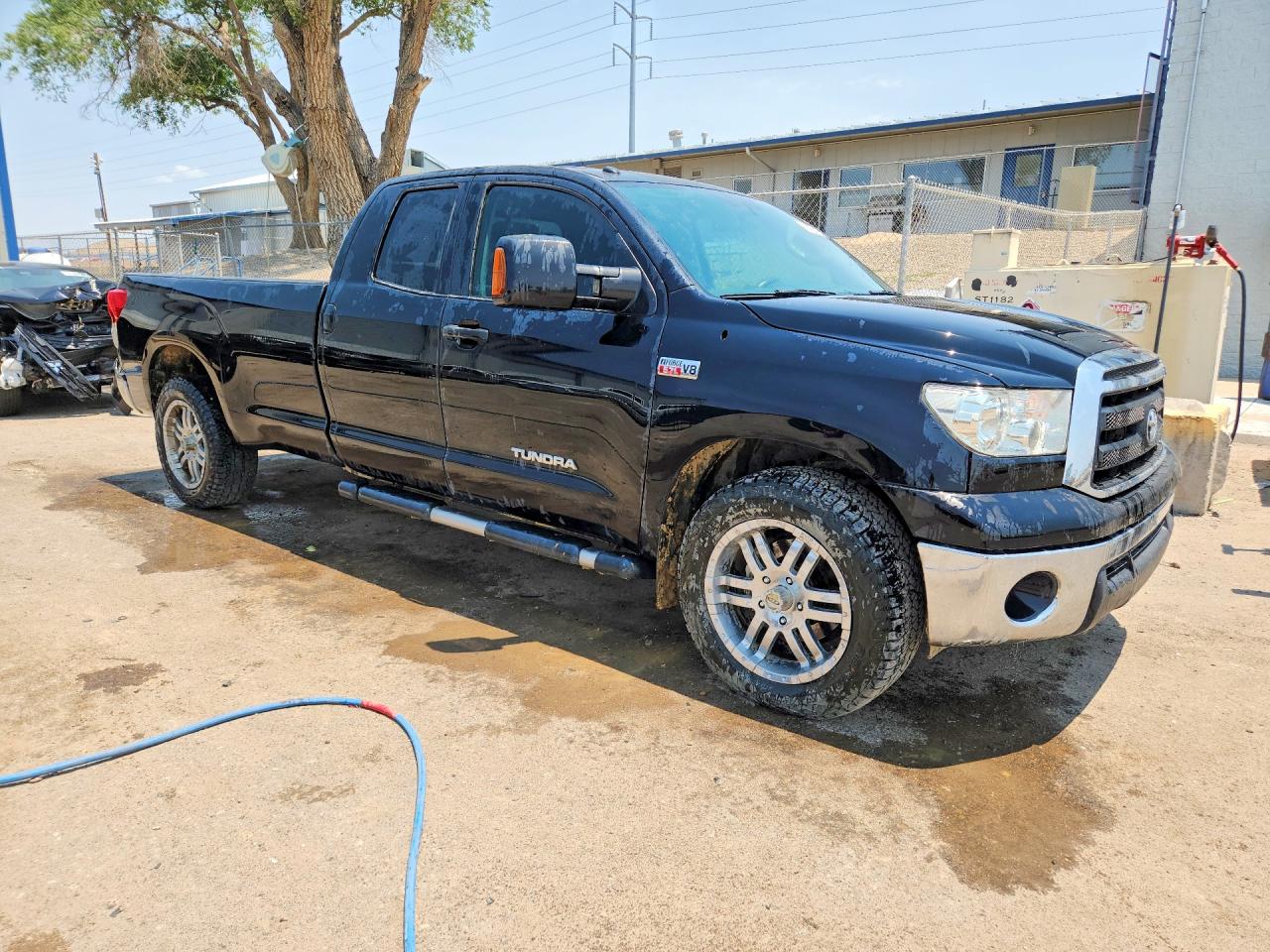 2013 Toyota Tundra Double Cab Sr5 Black vin: 5TFCW5F19DX015344
