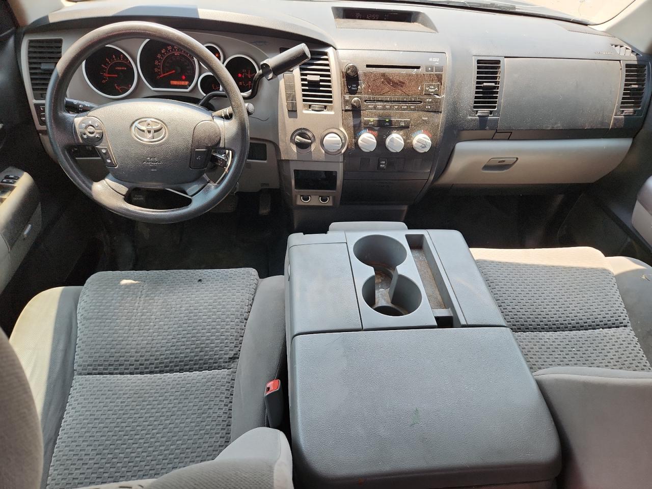 2013 Toyota Tundra Double Cab Sr5 Black vin: 5TFCW5F19DX015344 Damage: Left Front Seat, Burned, 2