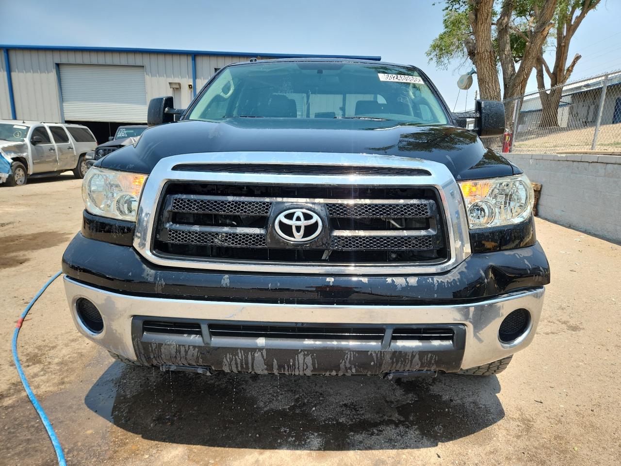 2013 Toyota Tundra Double Cab Sr5 Black vin: 5TFCW5F19DX015344 Damage: Grille, Chipped, 3