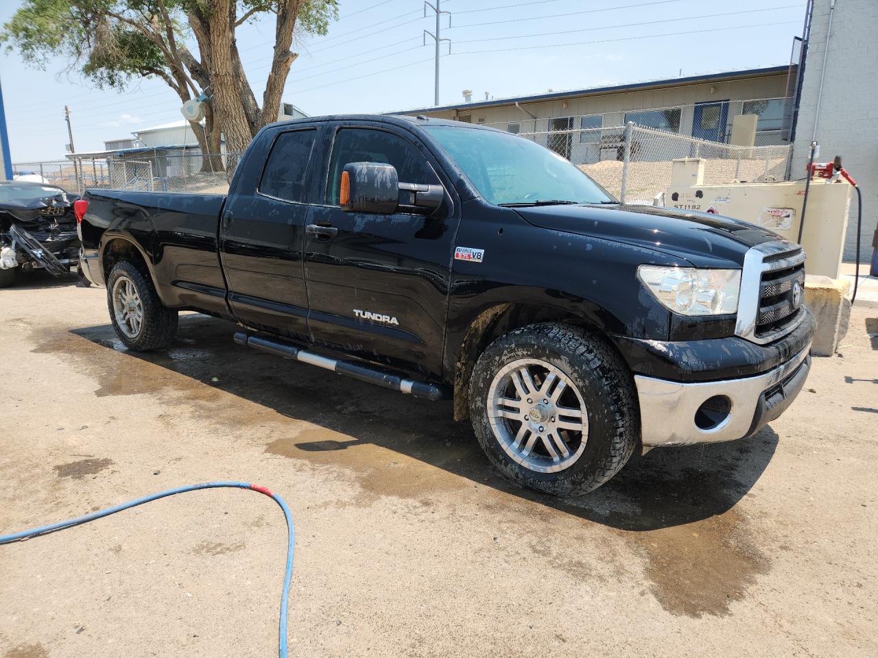 2013 Toyota Tundra Double Cab Sr5 Black vin: 5TFCW5F19DX015344 Damage: Antenna, Missing, Replacement Required
