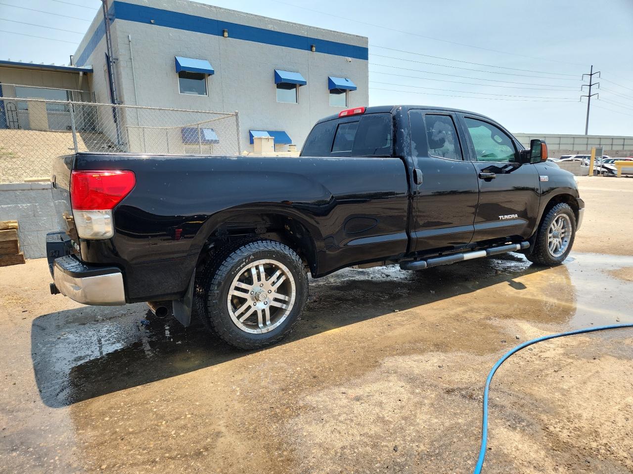 2013 Toyota Tundra Double Cab Sr5 Black vin: 5TFCW5F19DX015344 Damage: Right Rear Wheel, Aftermarket, Replacement Required