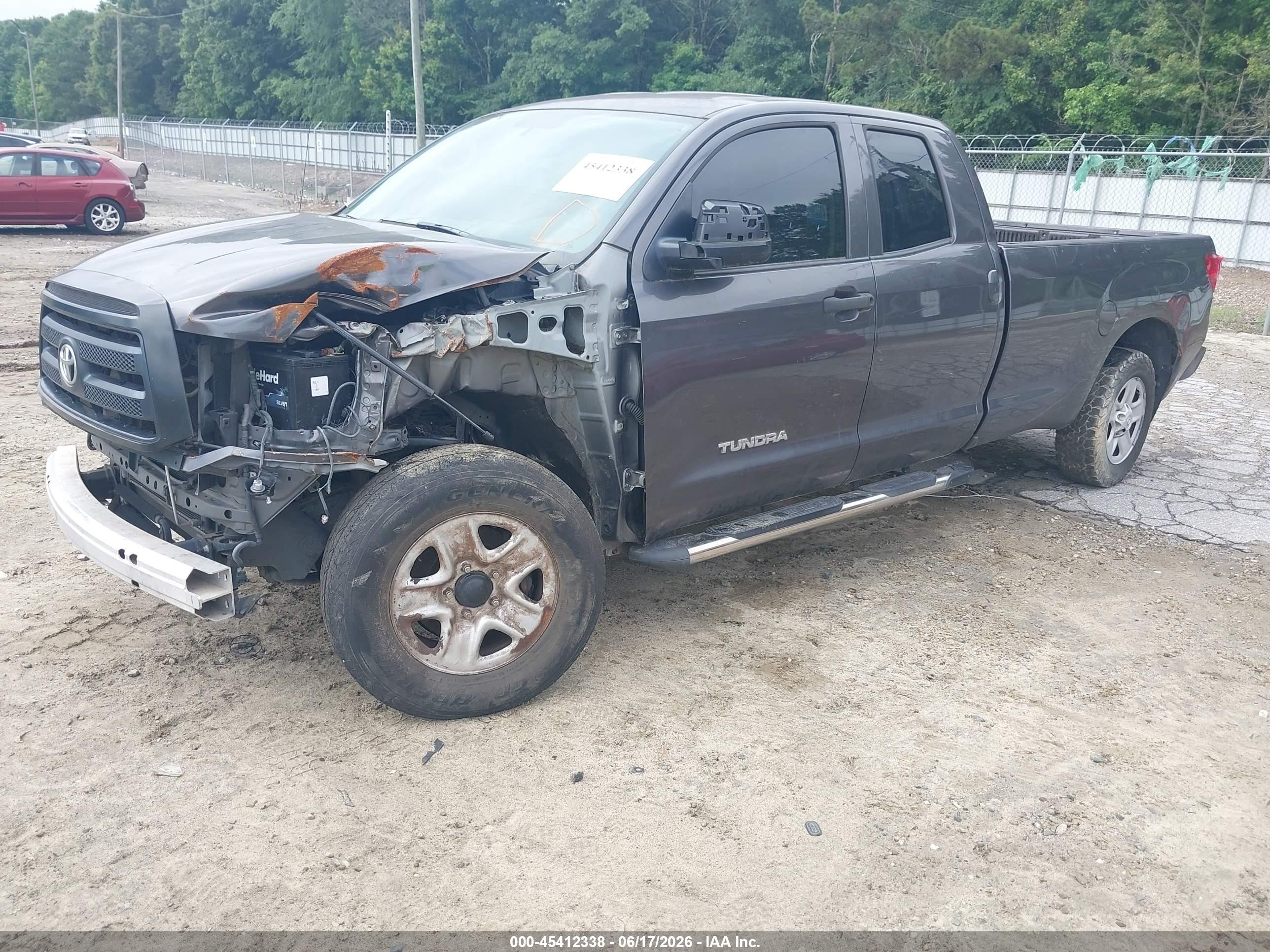 2012 Toyota Tundra Grade 5.7l V8 Gray vin: 5TFCW5F1XCX012743