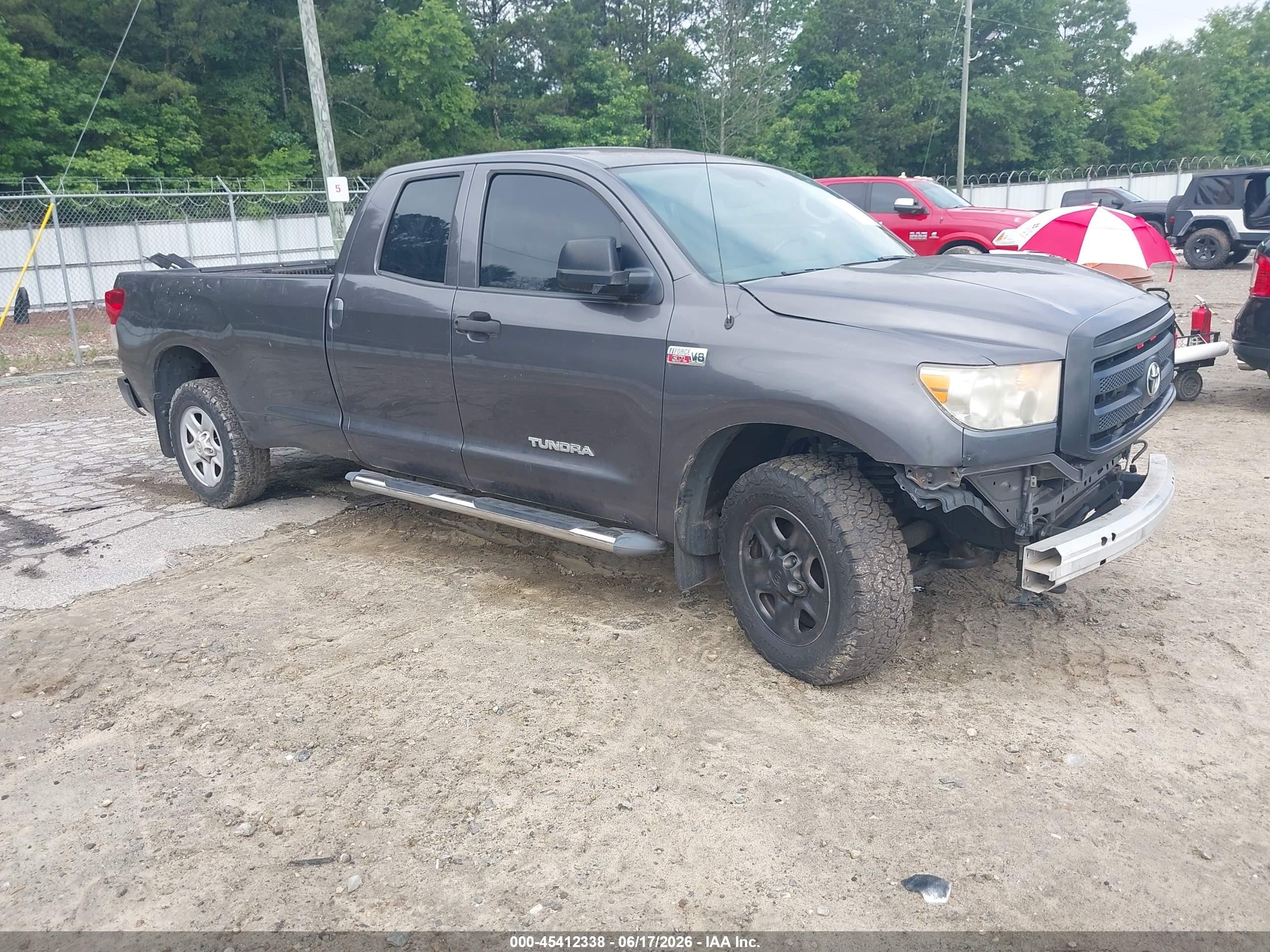 2012 Toyota Tundra Grade 5.7l V8 Gray vin: 5TFCW5F1XCX012743