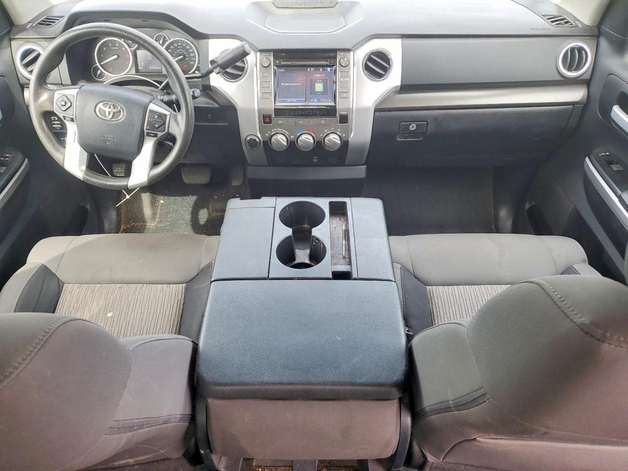2014 Toyota Tundra Sr5 Серый vin: 5TFCY5F11EX016385
